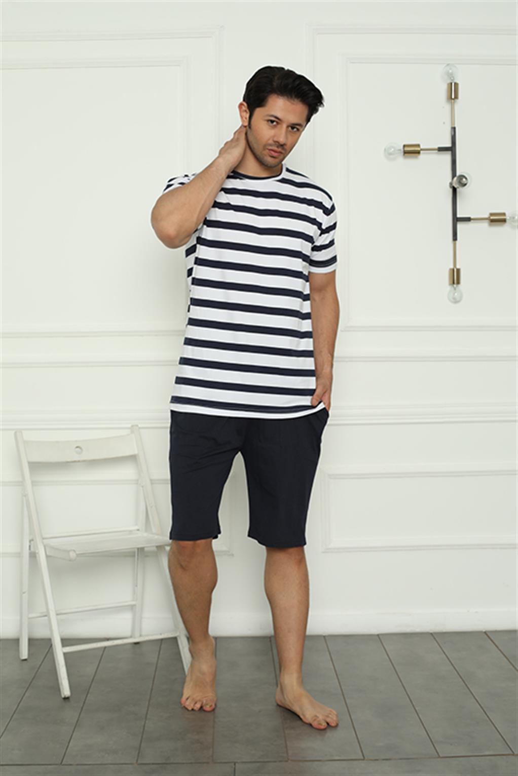 Akbeniz Erkek Penye Şortlu Pijama Takım 6834