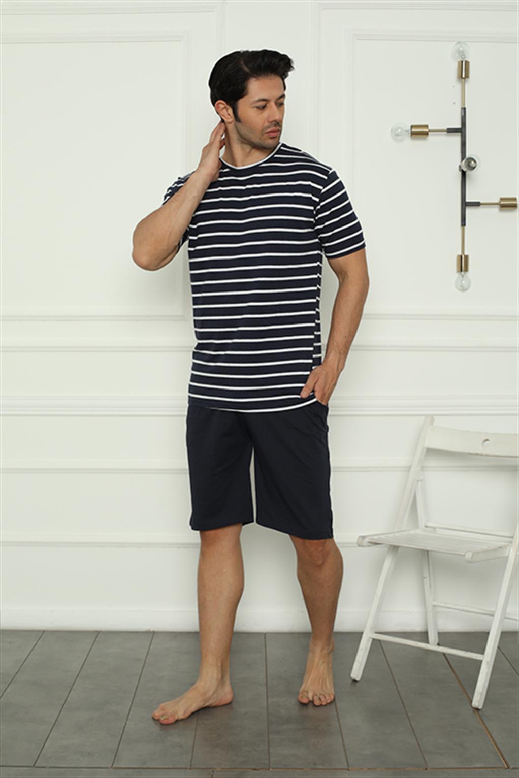 Akbeniz Erkek Penye Şortlu Pijama Takım 6835