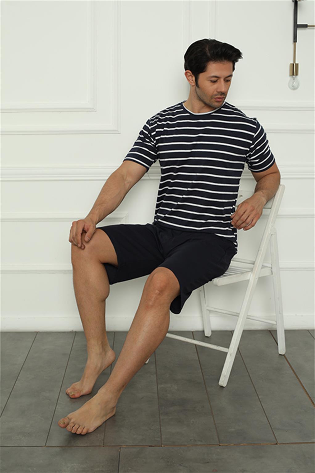 Akbeniz Erkek Penye Şortlu Pijama Takım 6835