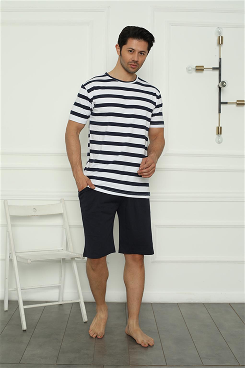 Akbeniz Erkek Penye Şortlu Pijama Takım 6834