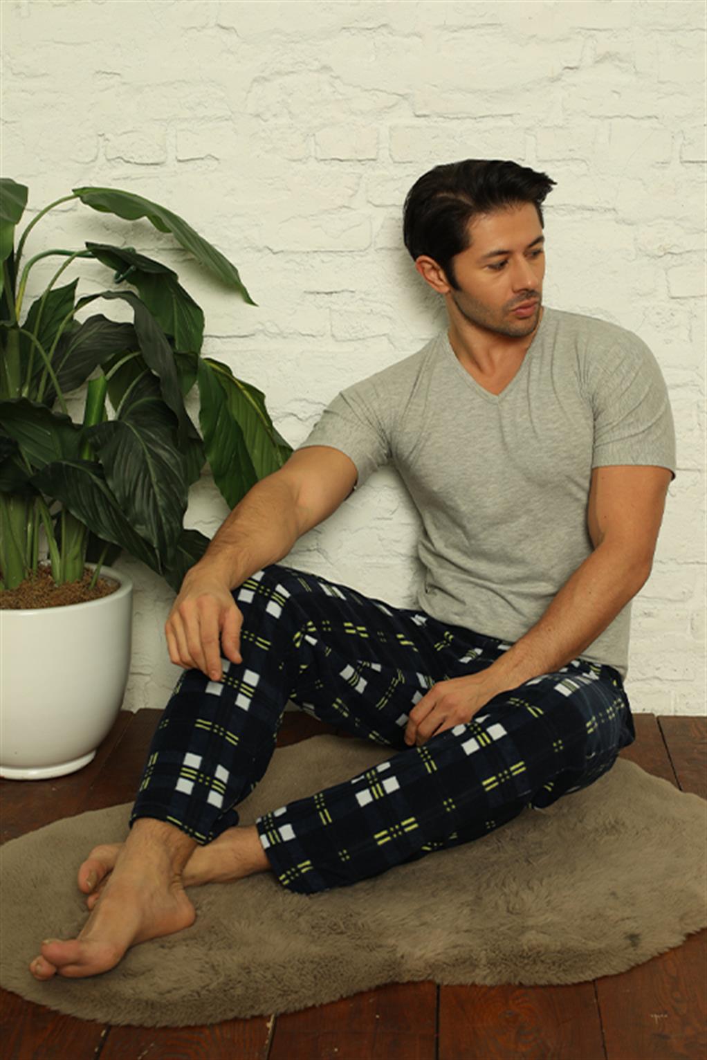 Akbeniz Erkek Polar Alt Pijama 7007