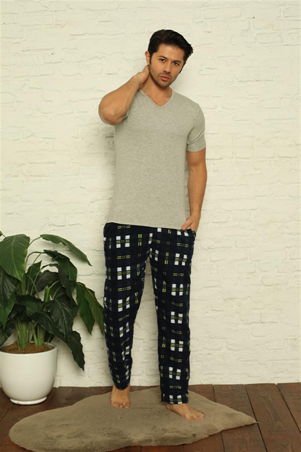 Akbeniz Erkek Polar Alt Pijama 7007