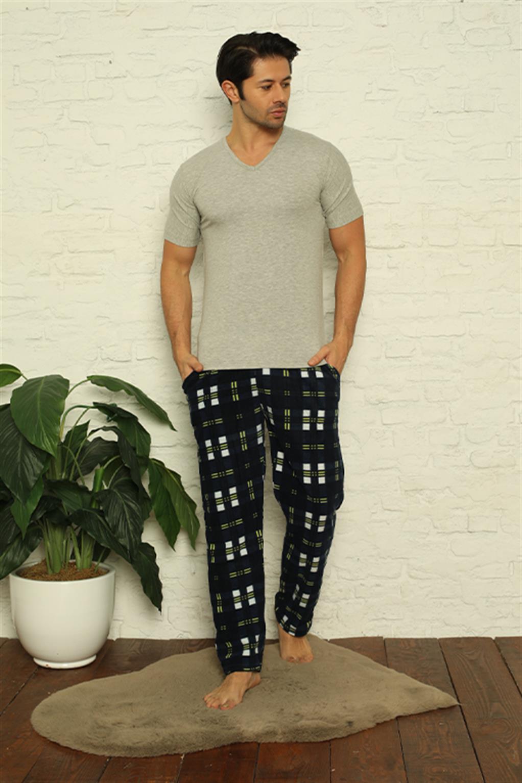 Akbeniz Erkek Polar Alt Pijama 7007