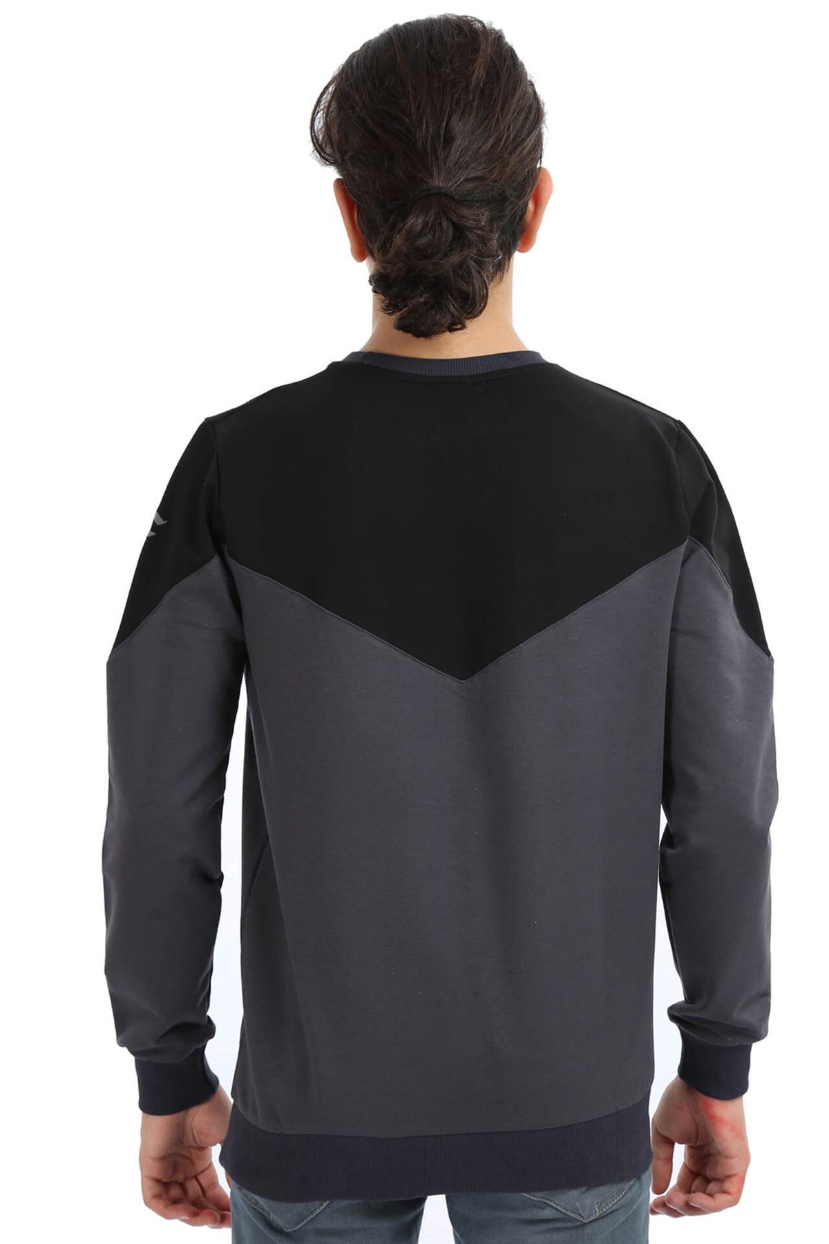 Akbeniz Erkek Siyah Antrasit Sweatshirt 2754