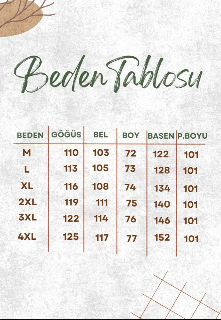 Akbeniz Erkek Uzun Kol Manşetli Paça Penye Pijama Takımı 6870 Haki