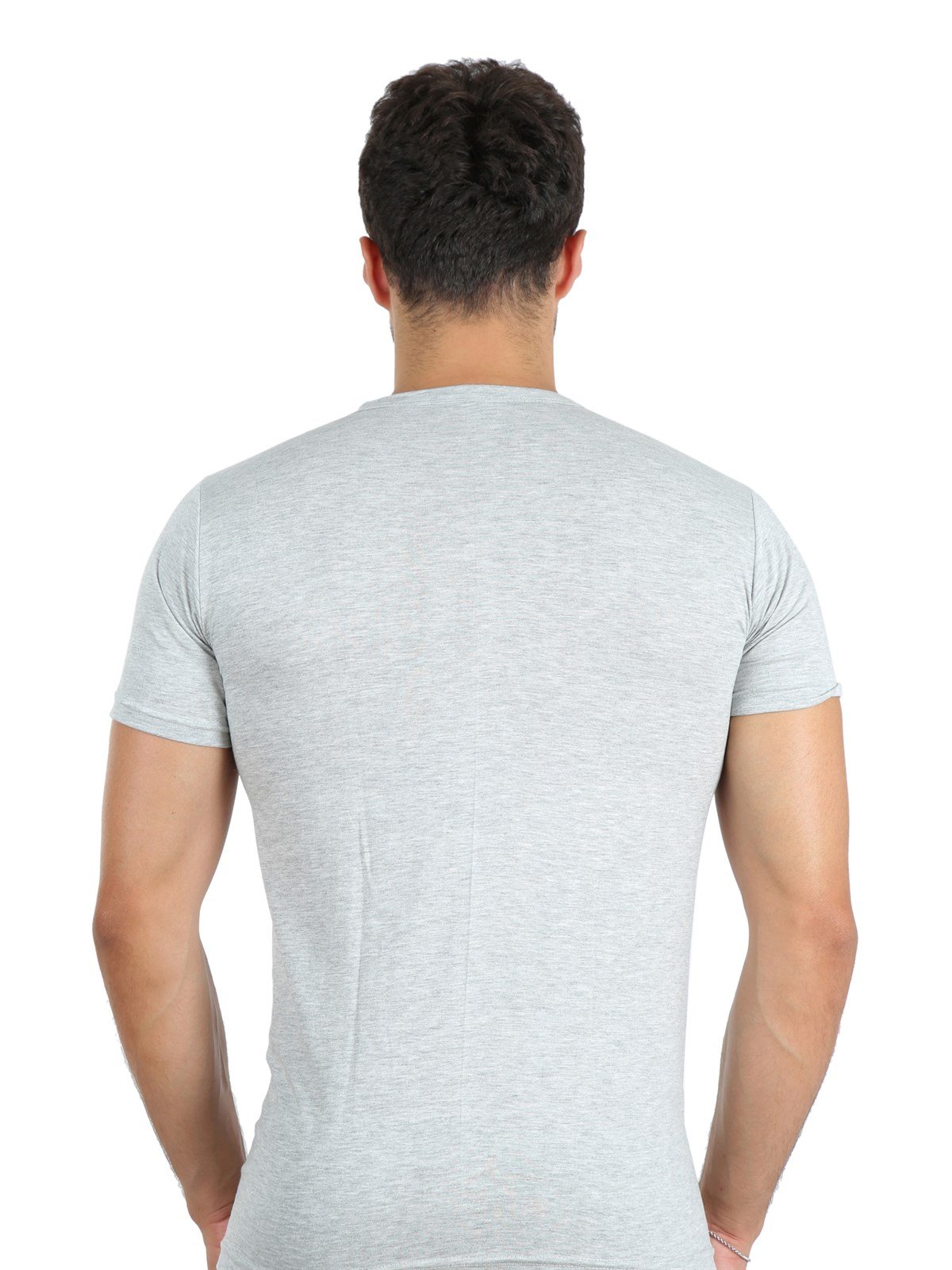 Akbeniz Erkek V Yaka Penye Atlet 65602