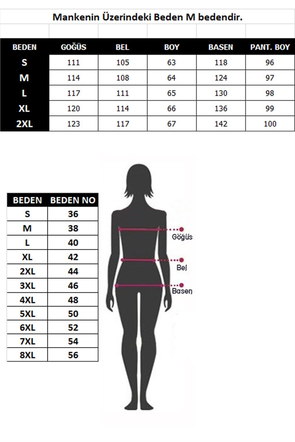 Akbeniz Kadın %100 Pamuk Penye Uzun Kol Pijama Takım 3417