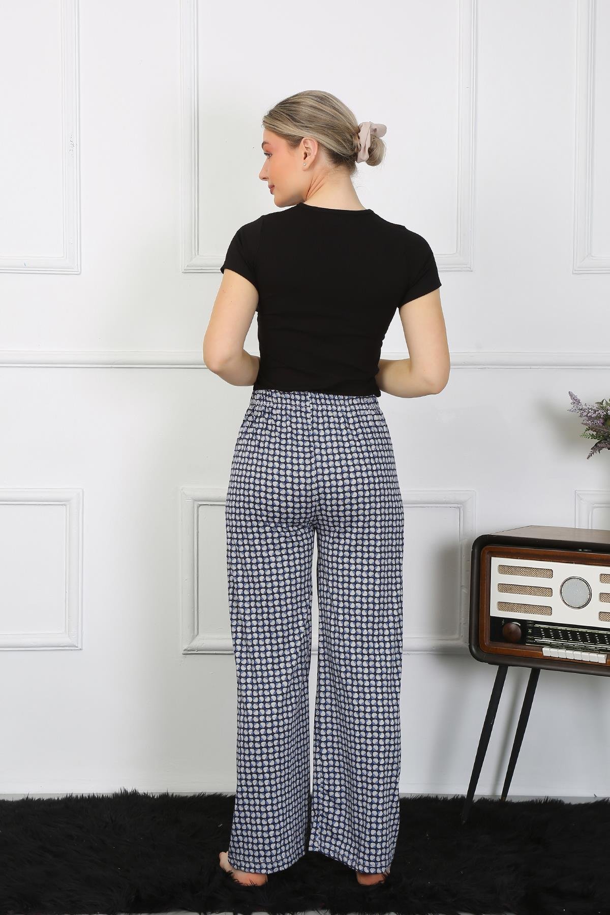 Akbeniz Kadın Bol Paça Penye Alt Üst Takım 5504