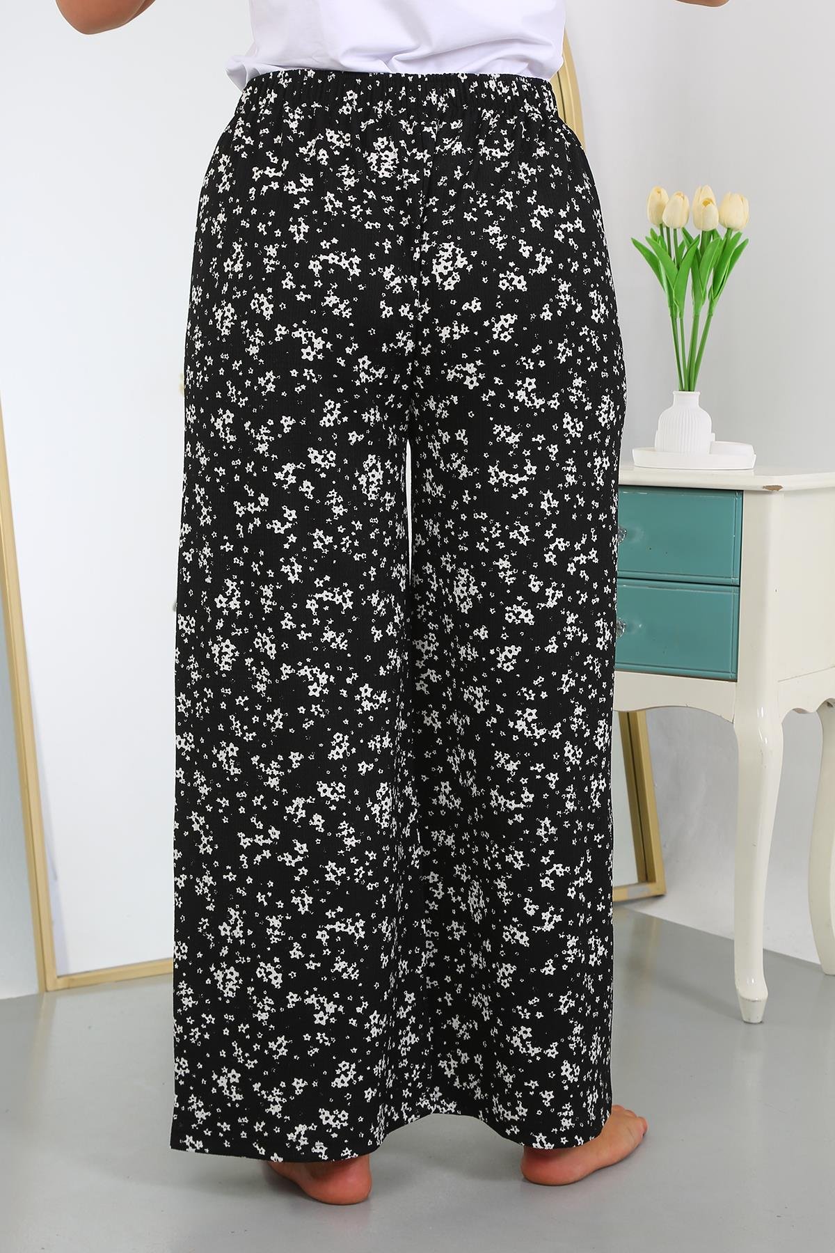 Akbeniz Kadın Büyük Beden Bürümcük Pantolon 210077