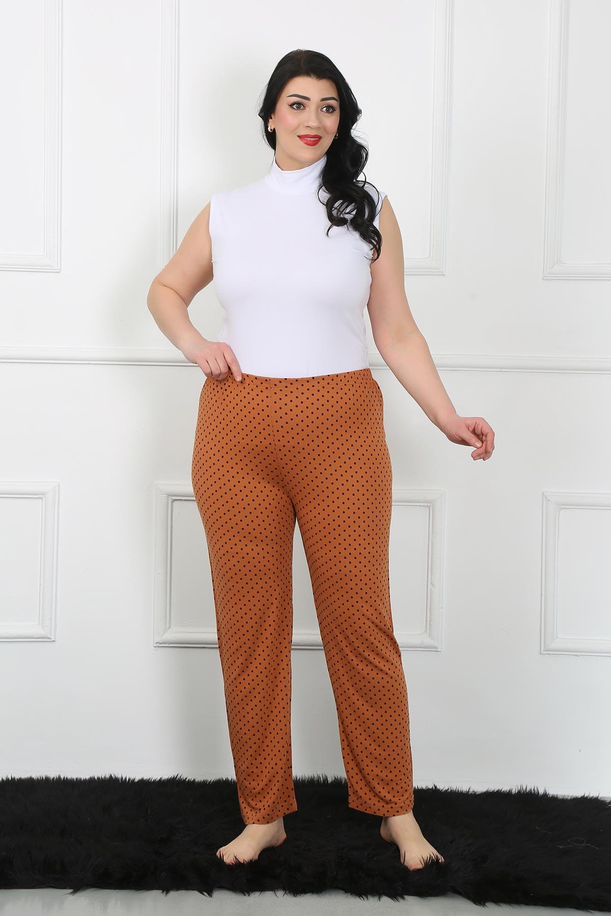 Akbeniz Kadın Büyük Beden Tek Alt Pijama 27507