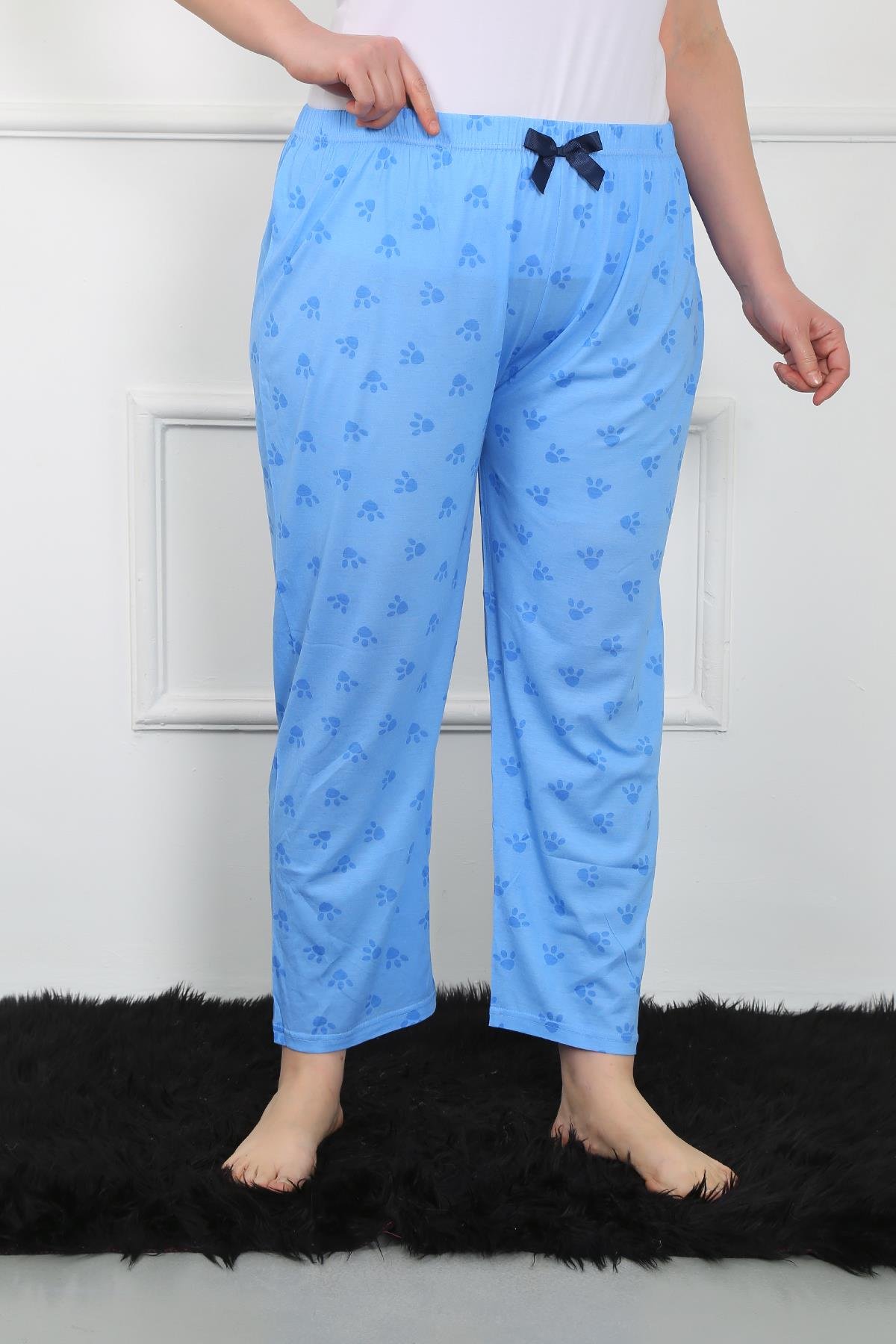 Akbeniz Kadın Büyük Beden Tek Alt Pijama 27506