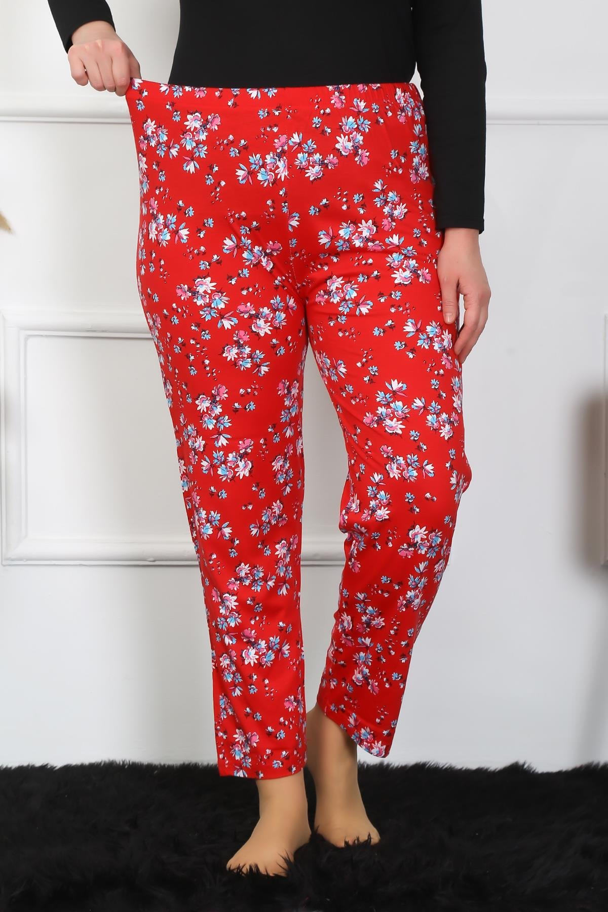 Akbeniz Kadın Büyük Beden Tek Alt Pijama 27503