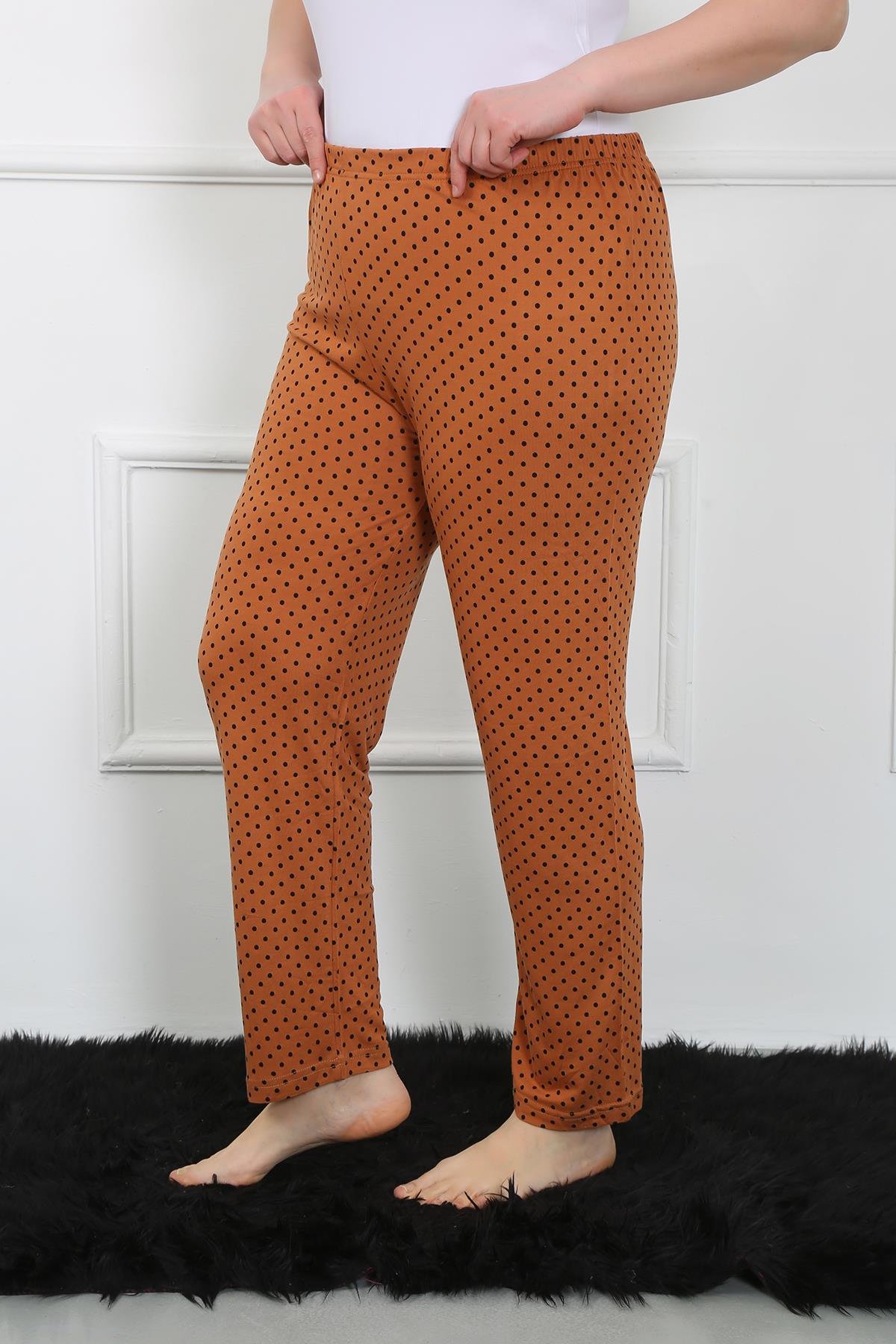 Akbeniz Kadın Büyük Beden Tek Alt Pijama 27507