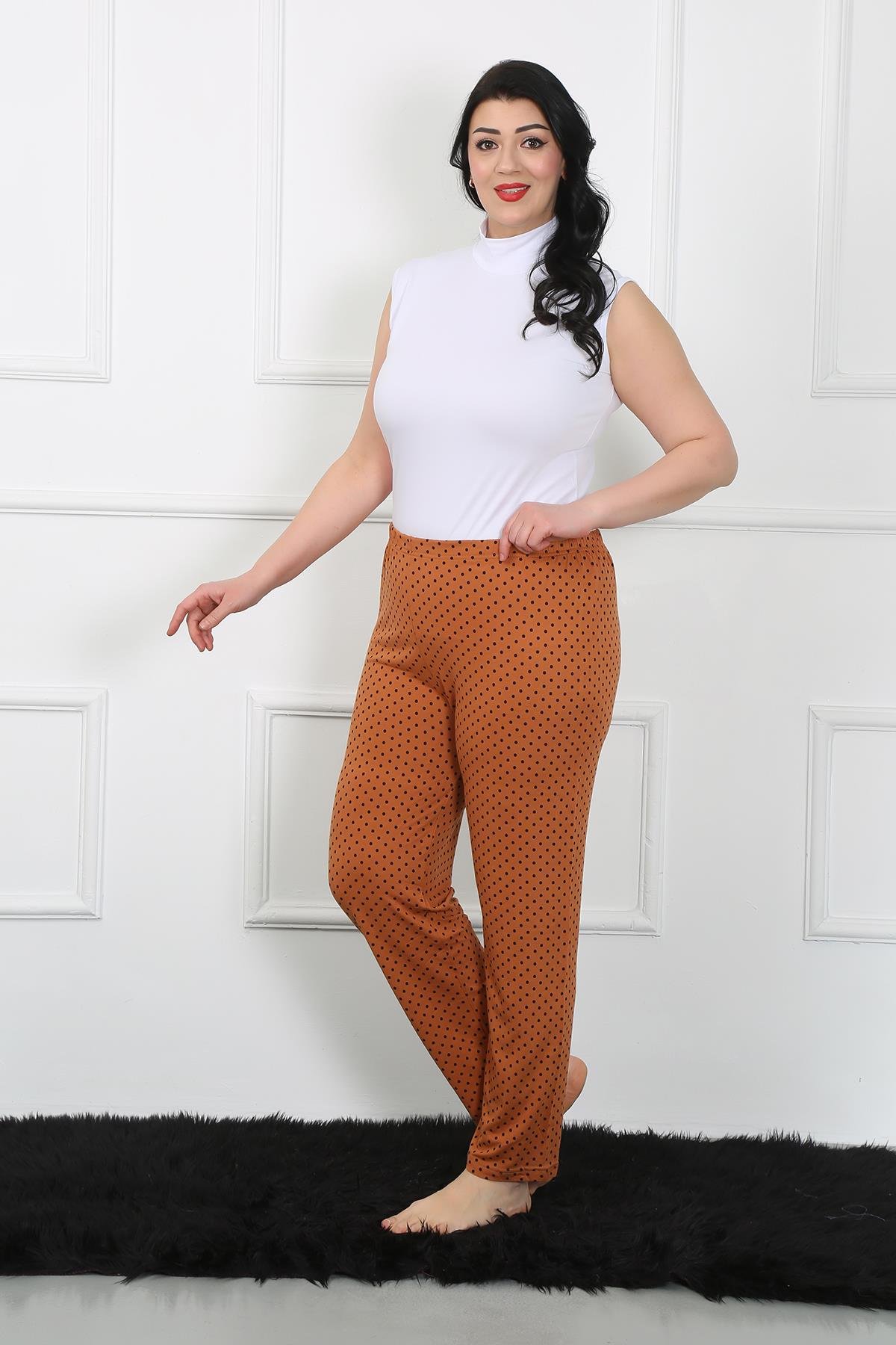 Akbeniz Kadın Büyük Beden Tek Alt Pijama 27507