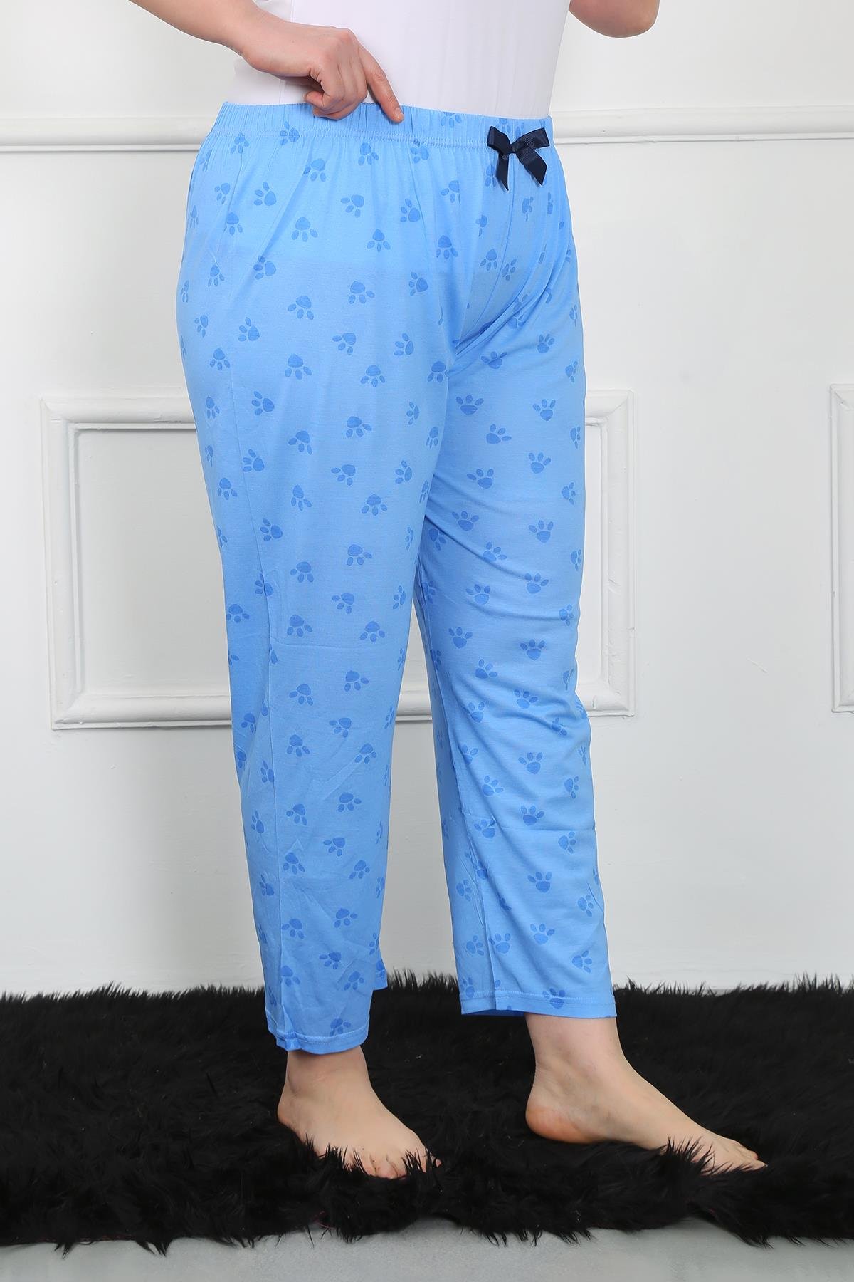 Akbeniz Kadın Büyük Beden Tek Alt Pijama 27506
