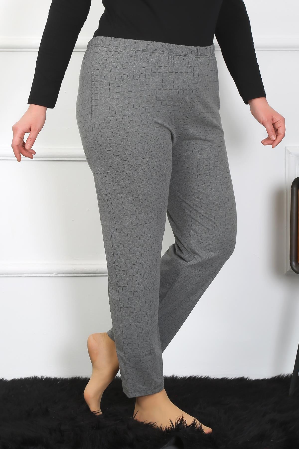 Akbeniz Kadın Büyük Beden Tek Alt Pijama 27504