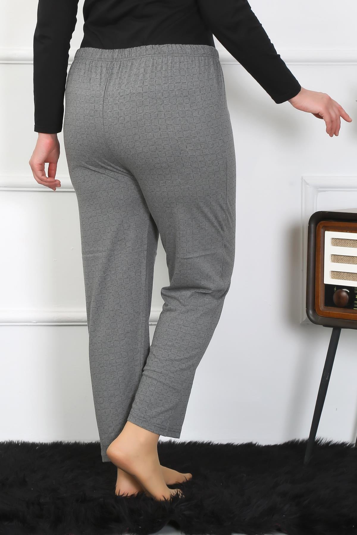 Akbeniz Kadın Büyük Beden Tek Alt Pijama 27504