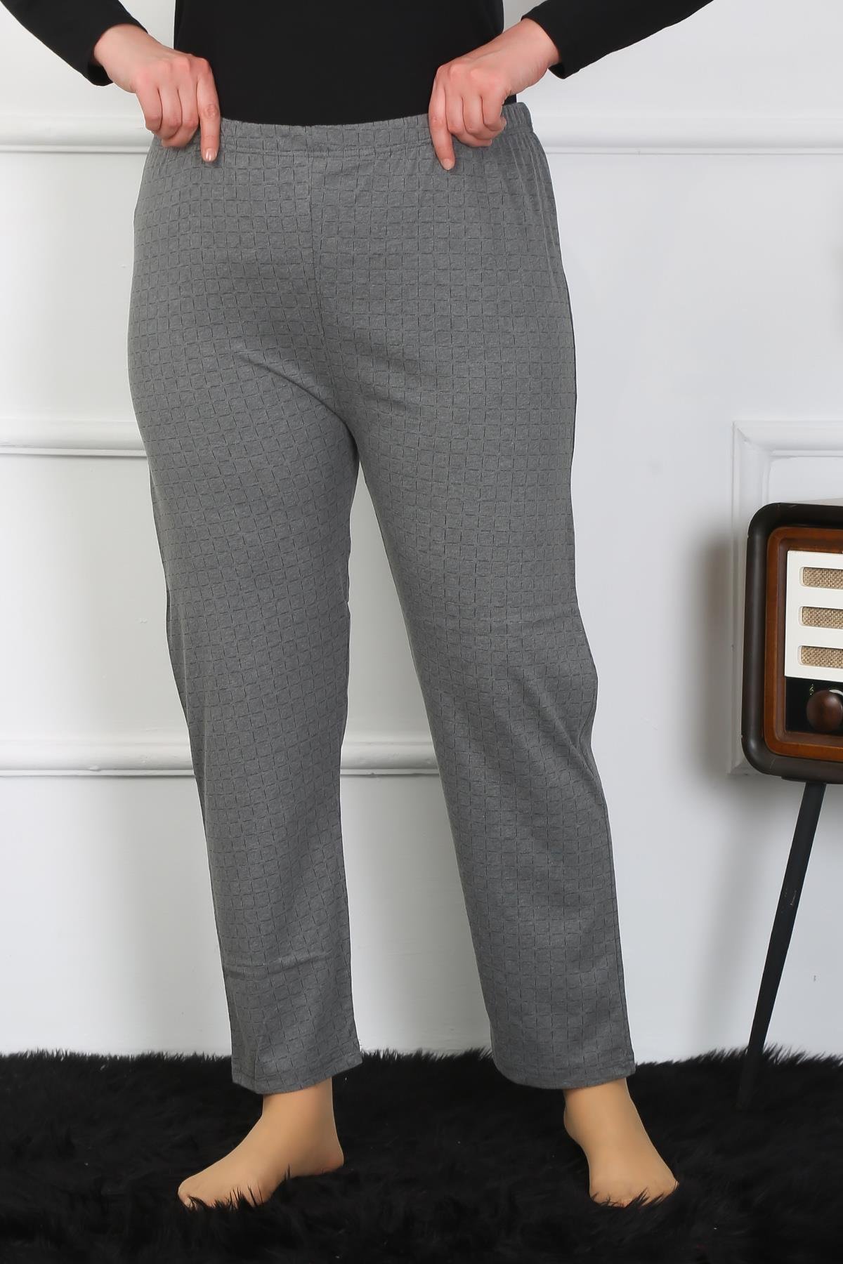 Akbeniz Kadın Büyük Beden Tek Alt Pijama 27504