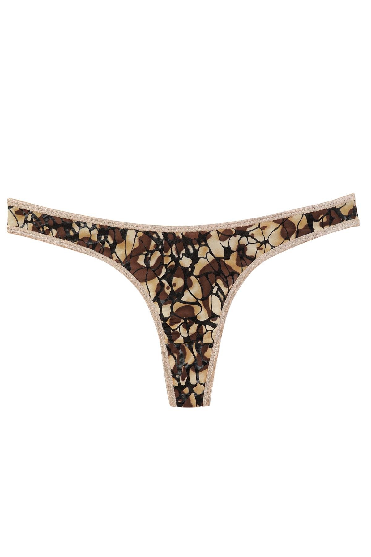 Akbeniz Kadın Desenli 2’li Tanga Slip