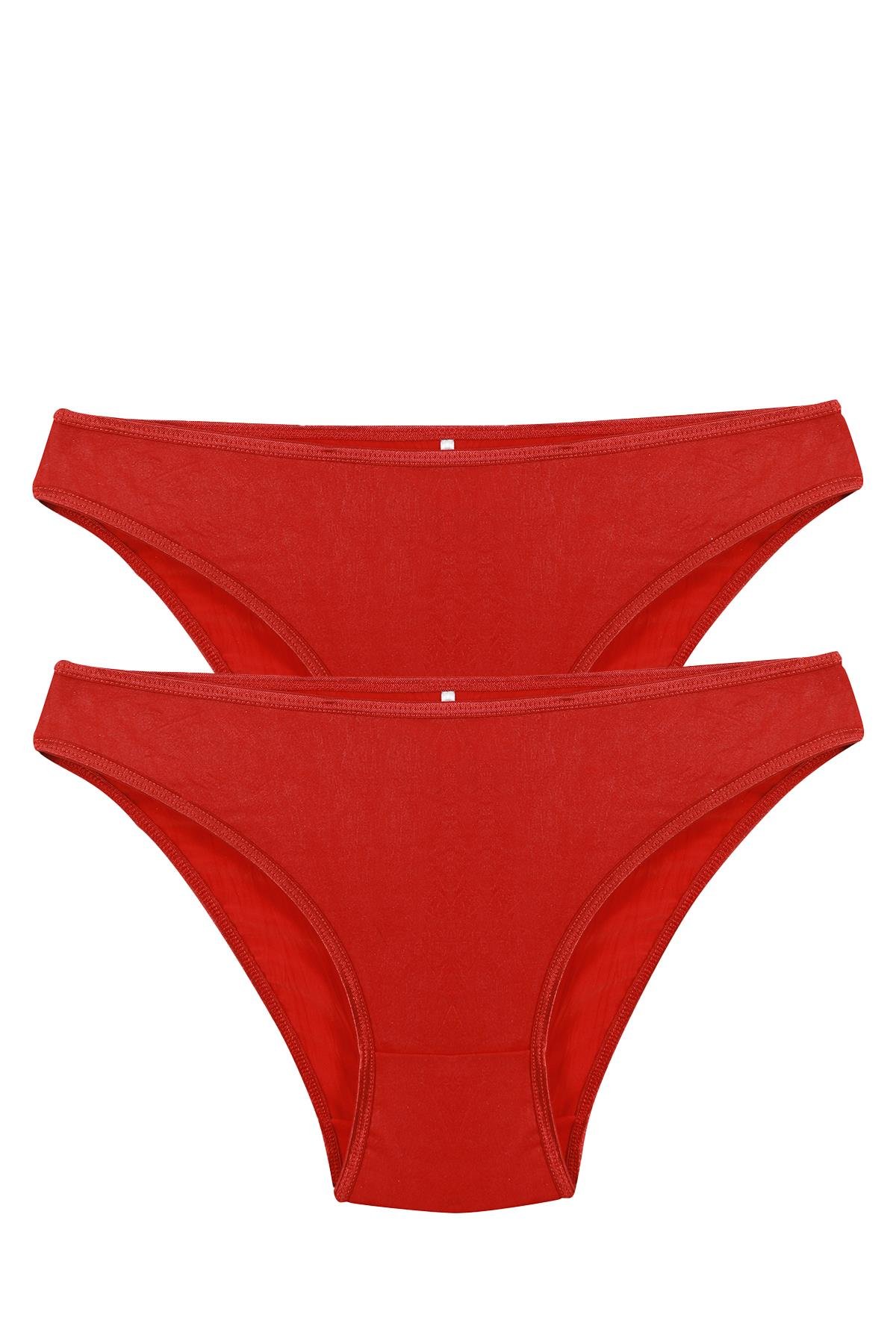 Akbeniz Kadın Kırmızı 2’li Slip