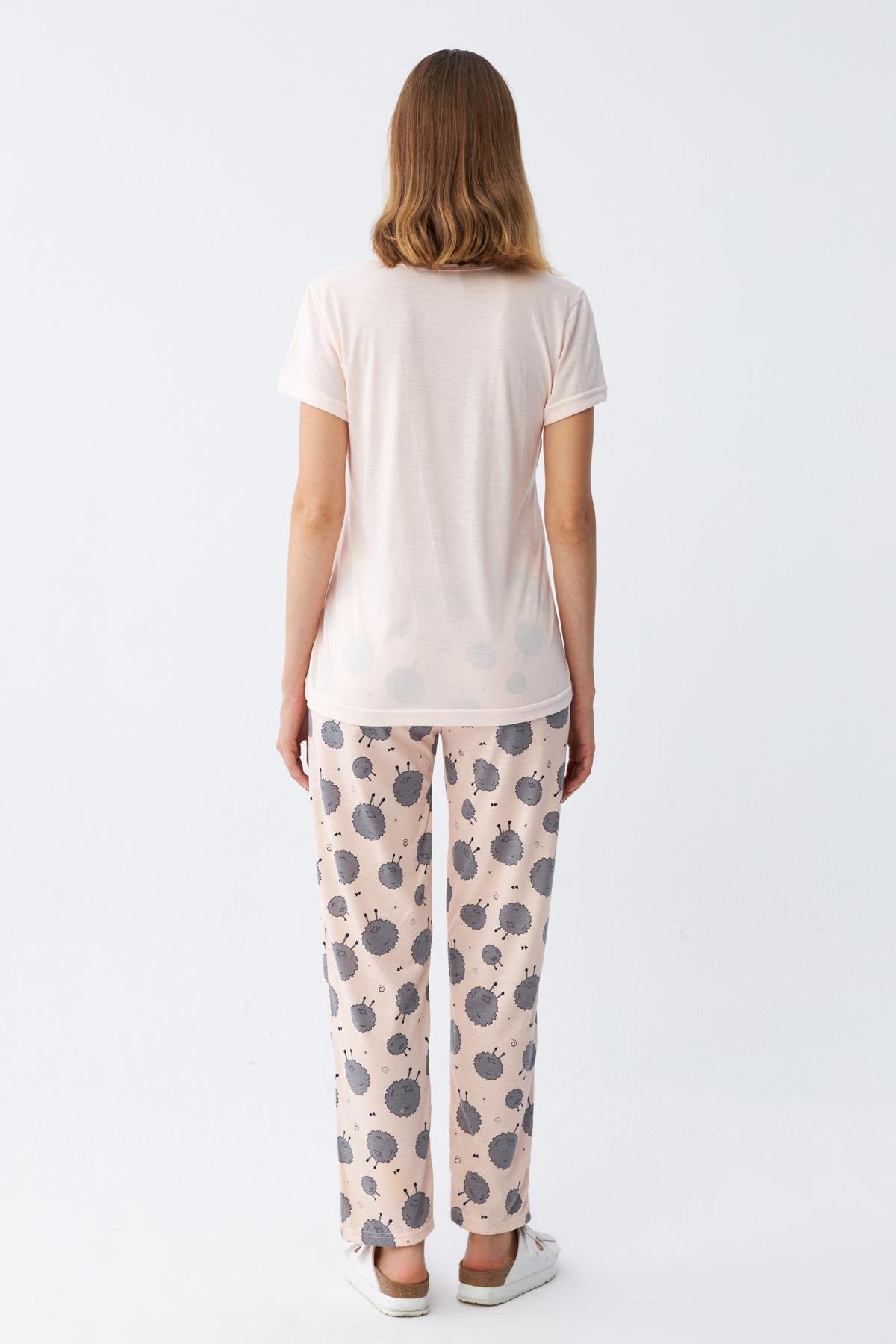 Akbeniz Kadın Kısa Kol Pijama Takım 20410