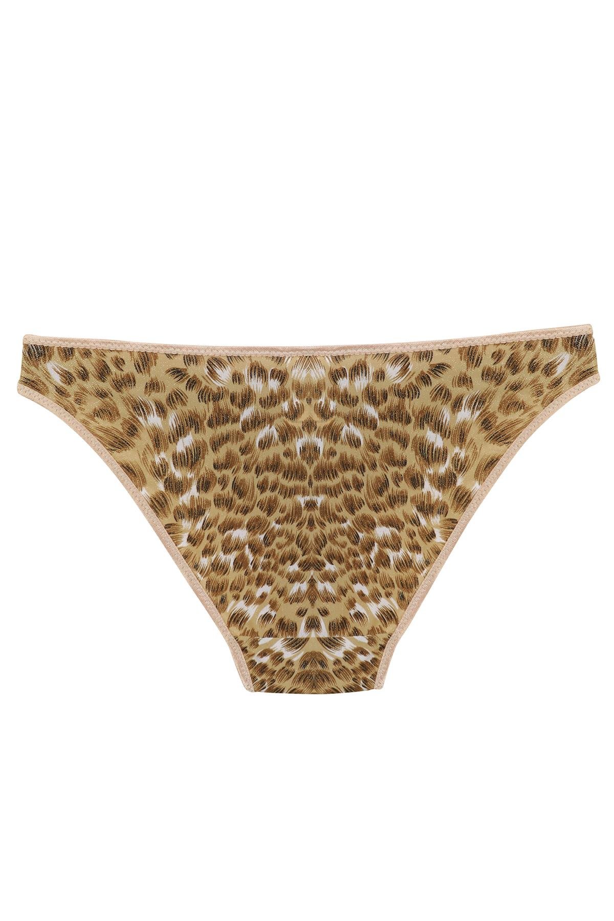 Akbeniz Kadın Leopar Desenli 2’li Slip