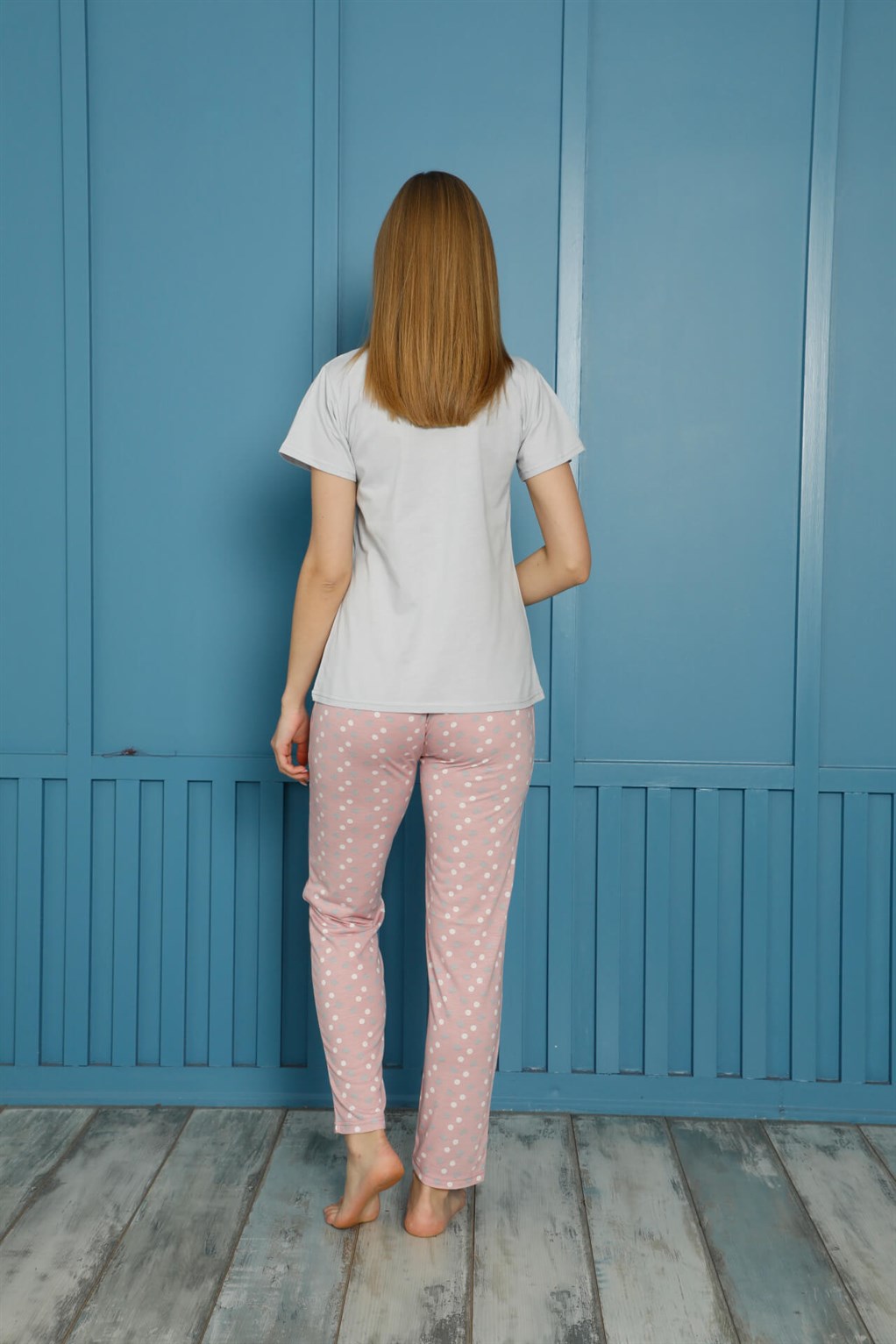Akbeniz Kadın Pamuk Pijama Takım 20501G