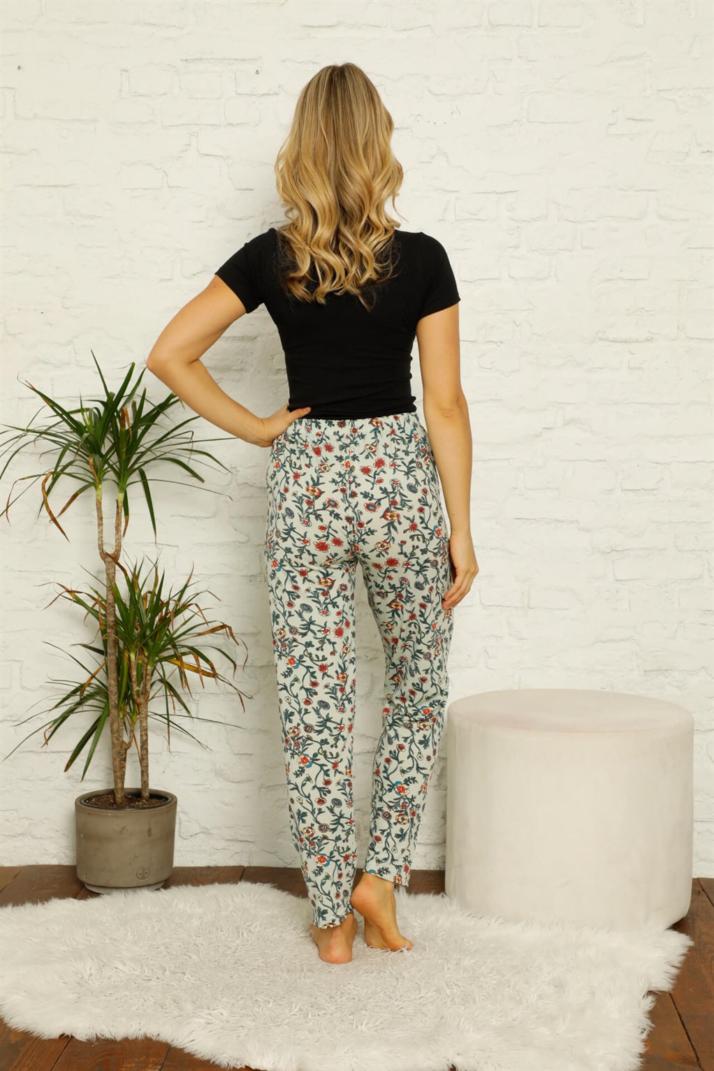 Akbeniz Kadın Pamuklu Alt Pijama 27356