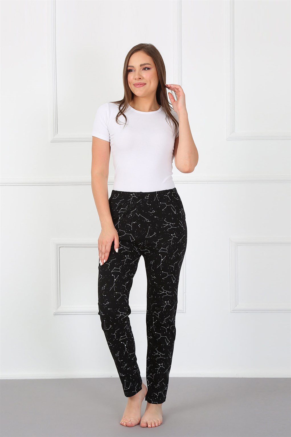 Akbeniz Kadın Pamuklu Alt Pijama 27430