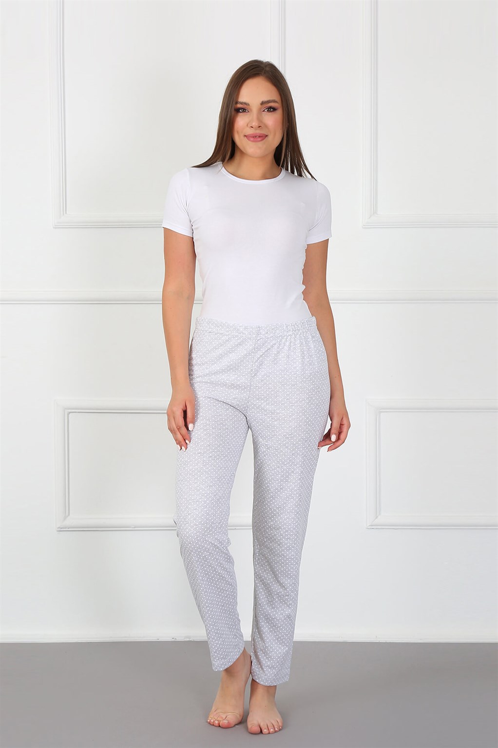 Akbeniz Kadın Pamuklu Alt Pijama 27431