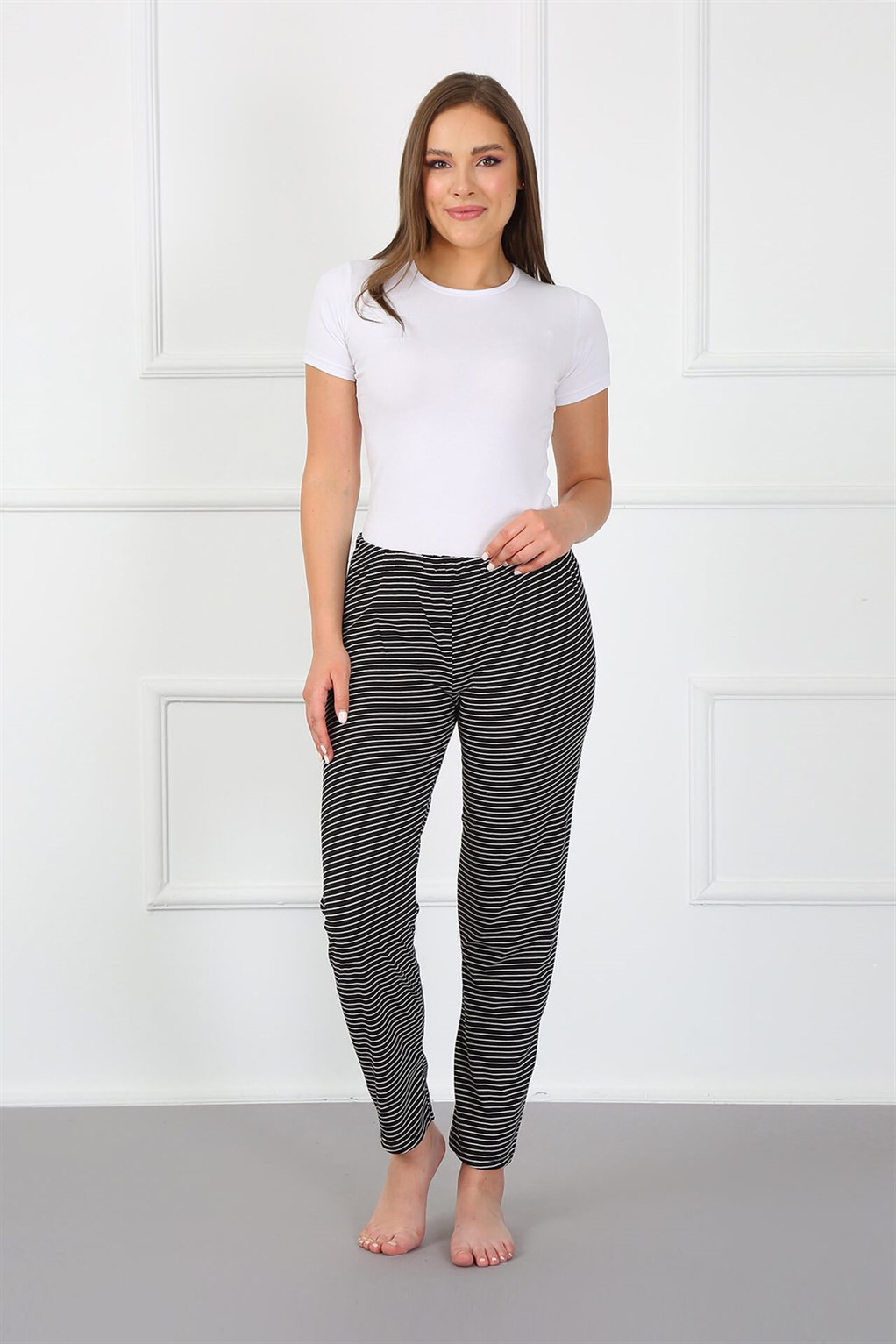 Akbeniz Kadın Pamuklu Alt Pijama 27440