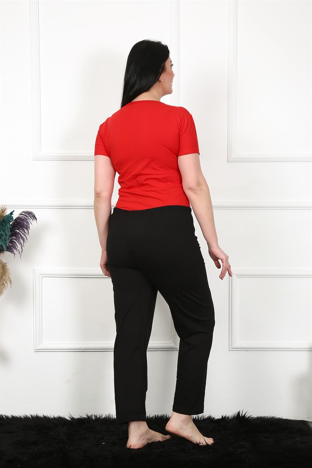 Akbeniz Kadın Pamuklu Büyük Beden Alt Pijama 27478