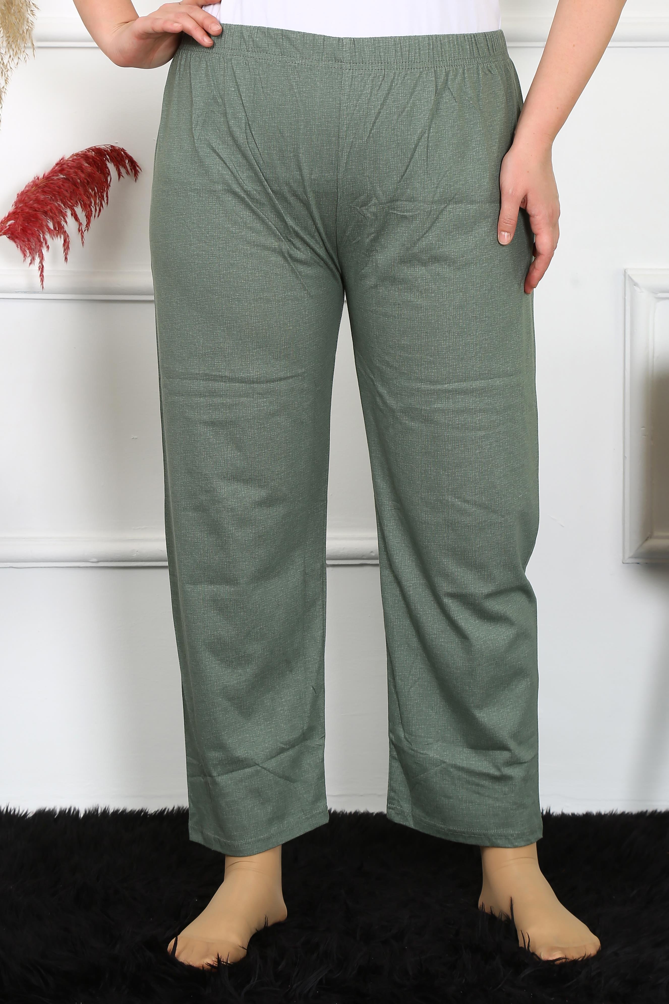 Akbeniz Kadın Pamuklu Büyük Beden Alt Pijama 27493