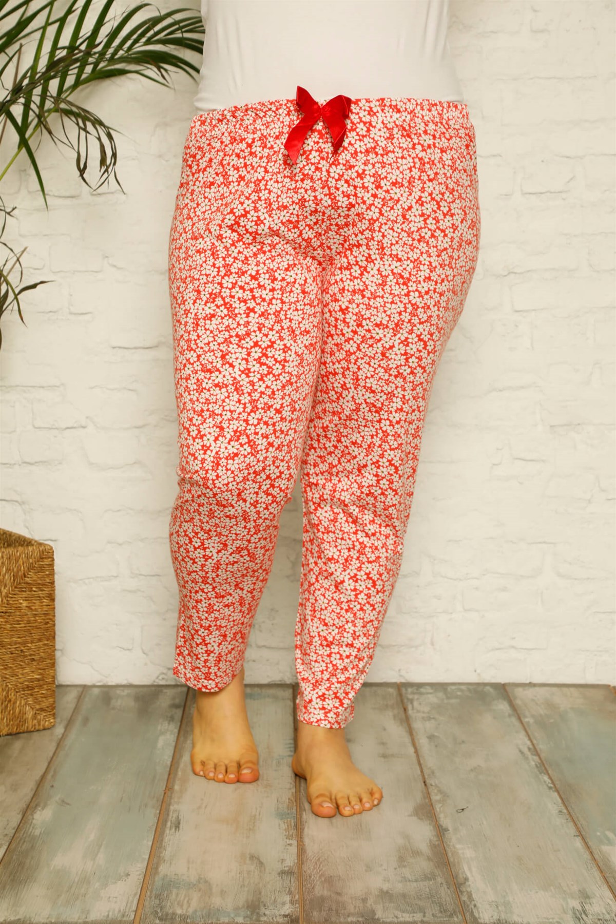 Akbeniz Kadın Pamuklu Büyük Beden Alt Pijama 27325