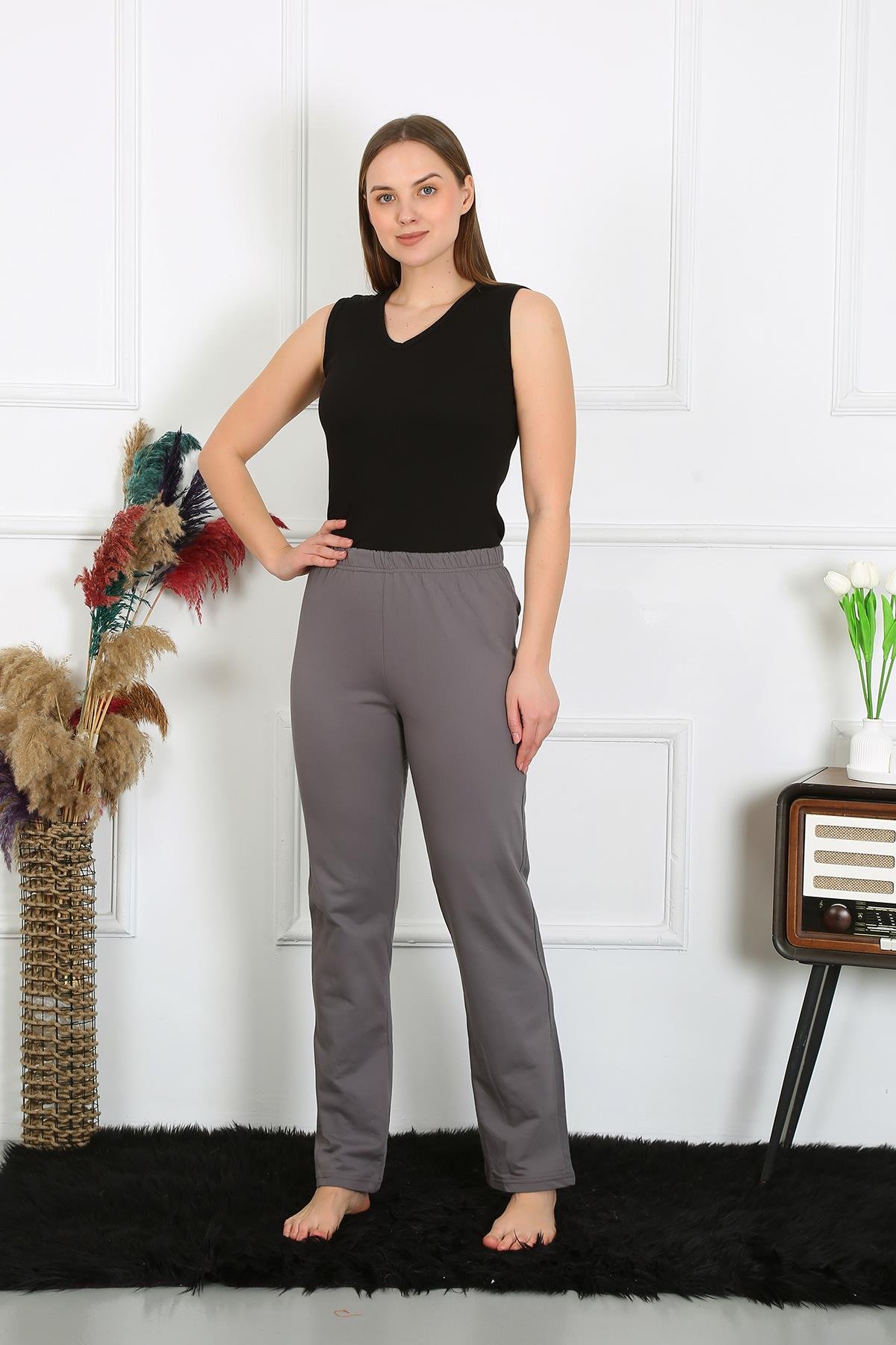 Akbeniz Kadın Pamuklu Tek Alt Pijama 27525