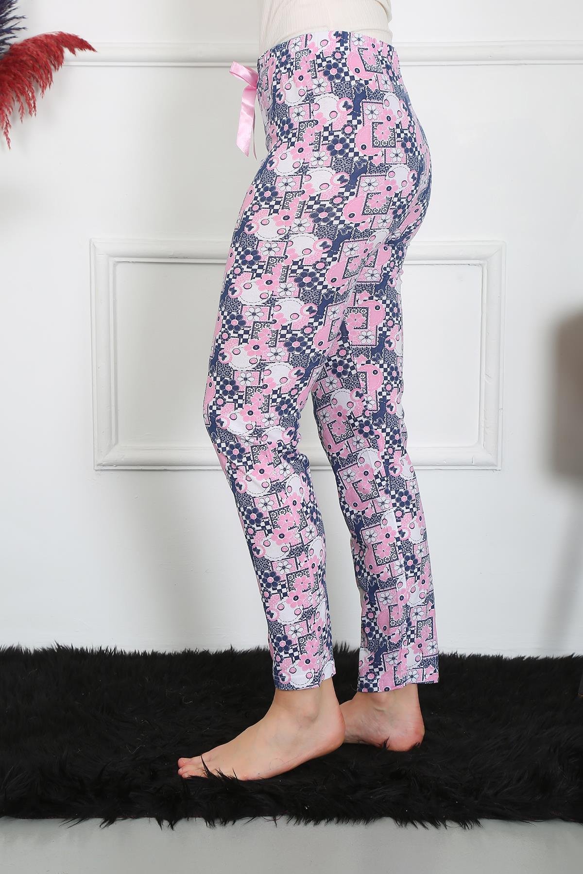 Akbeniz Kadın Pamuklu Tek Alt Pijama 27519