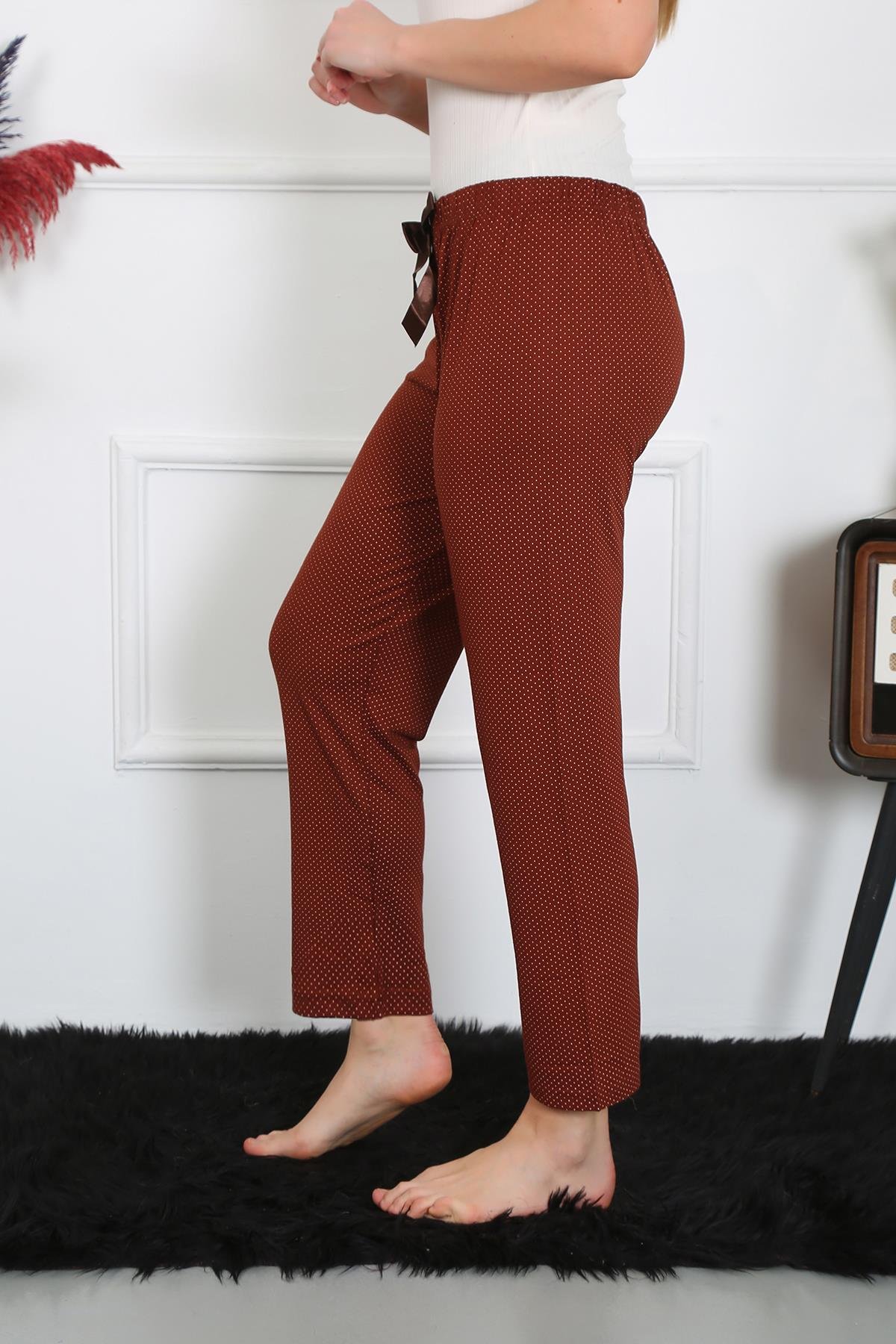 Akbeniz Kadın Pamuklu Tek Alt Pijama 27517