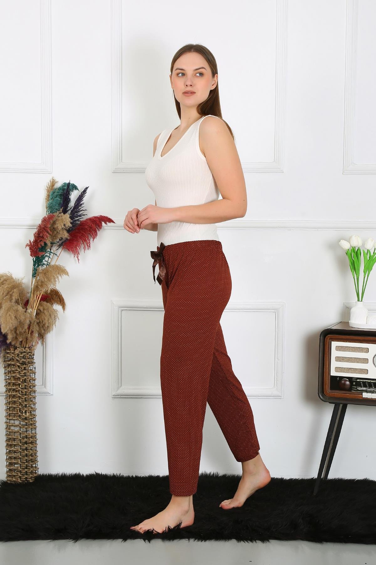 Akbeniz Kadın Pamuklu Tek Alt Pijama 27517