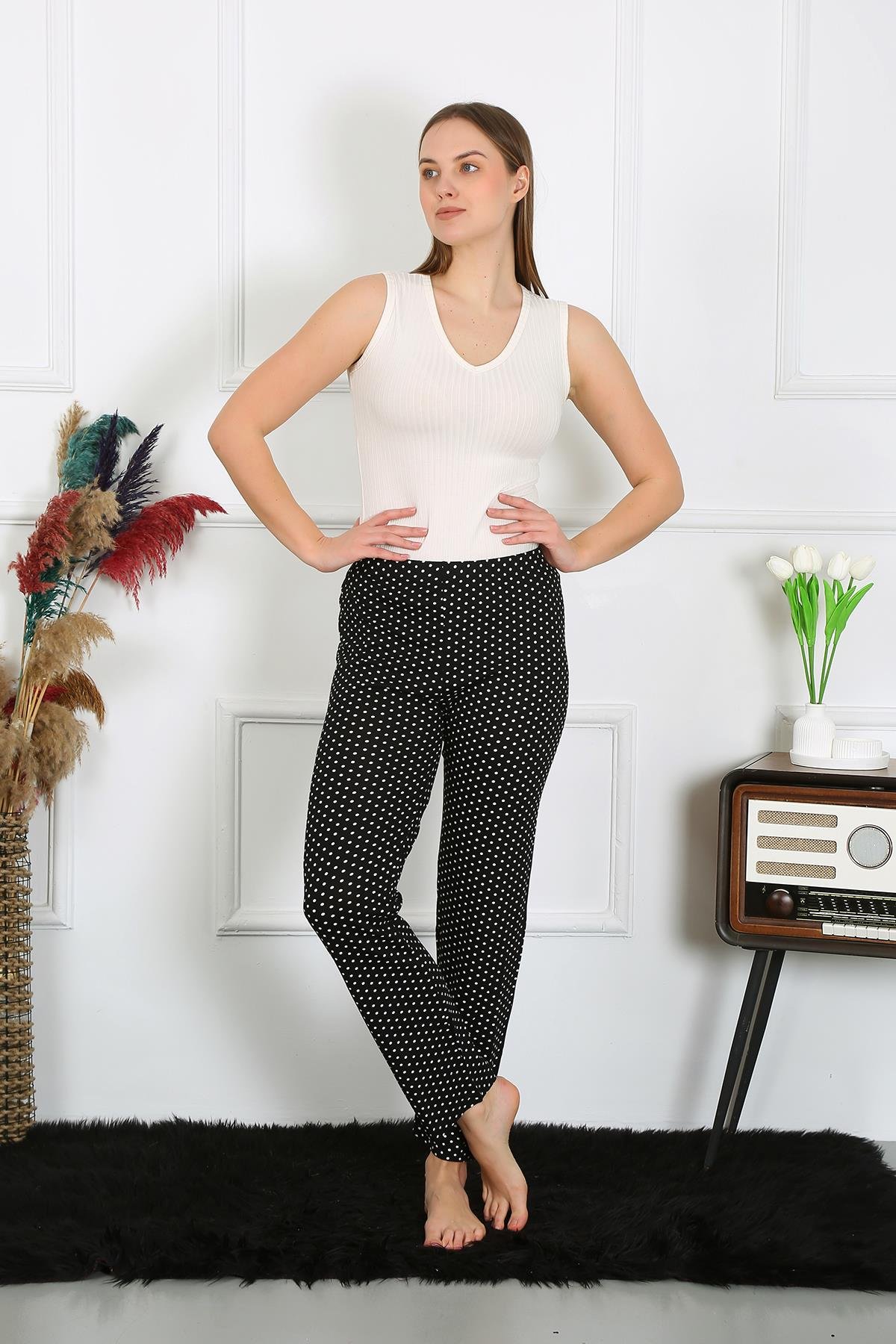 Akbeniz Kadın Pamuklu Tek Alt Pijama 27521