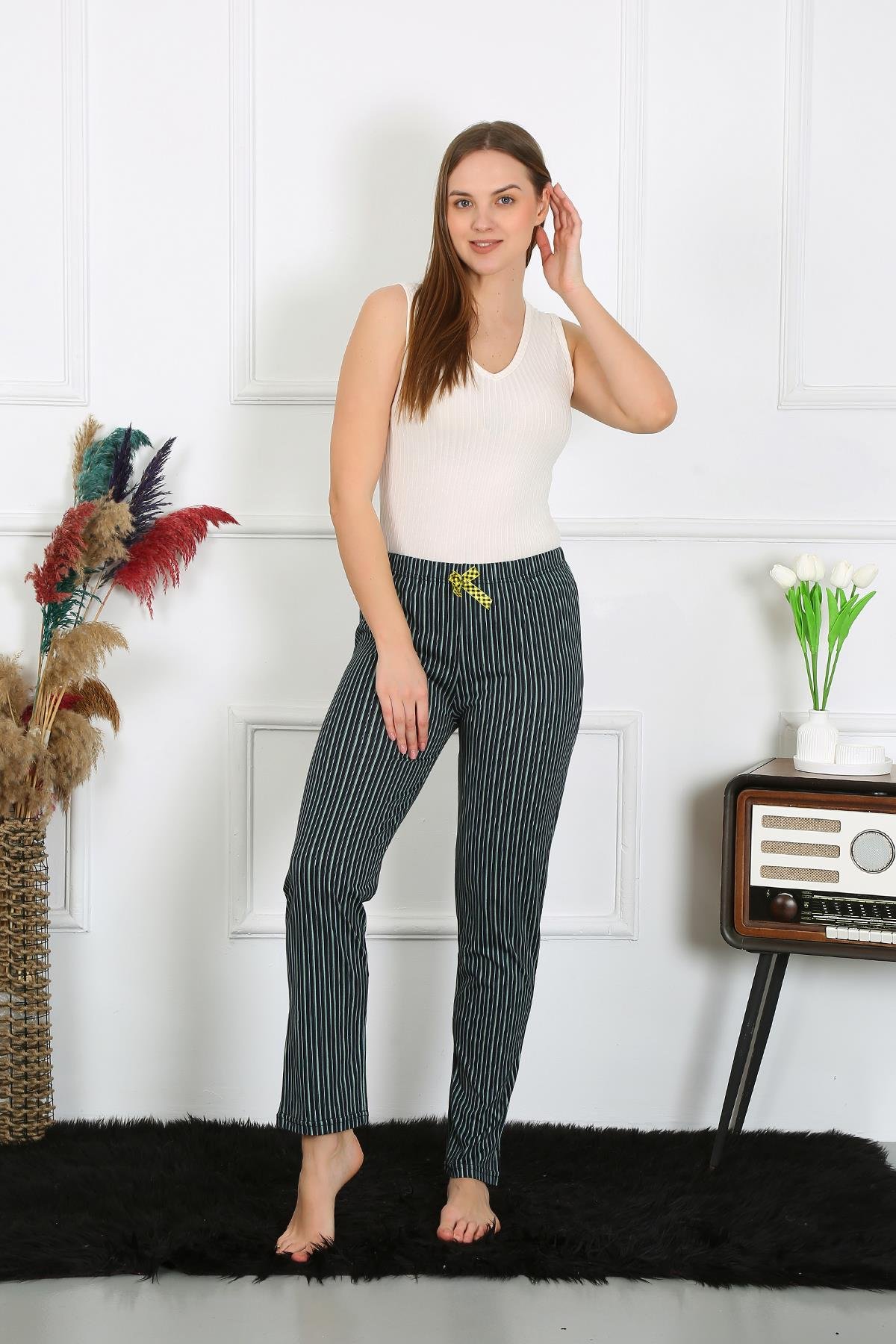 Akbeniz Kadın Pamuklu Tek Alt Pijama 27522