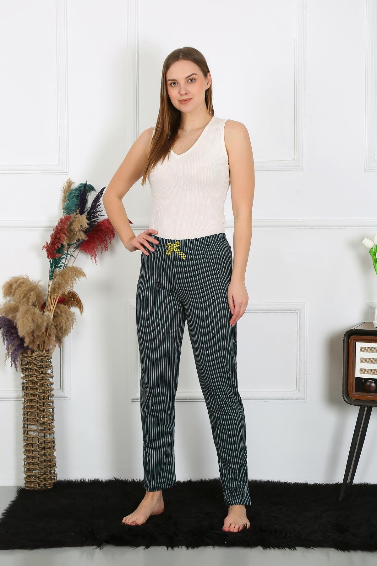 Akbeniz Kadın Pamuklu Tek Alt Pijama 27522