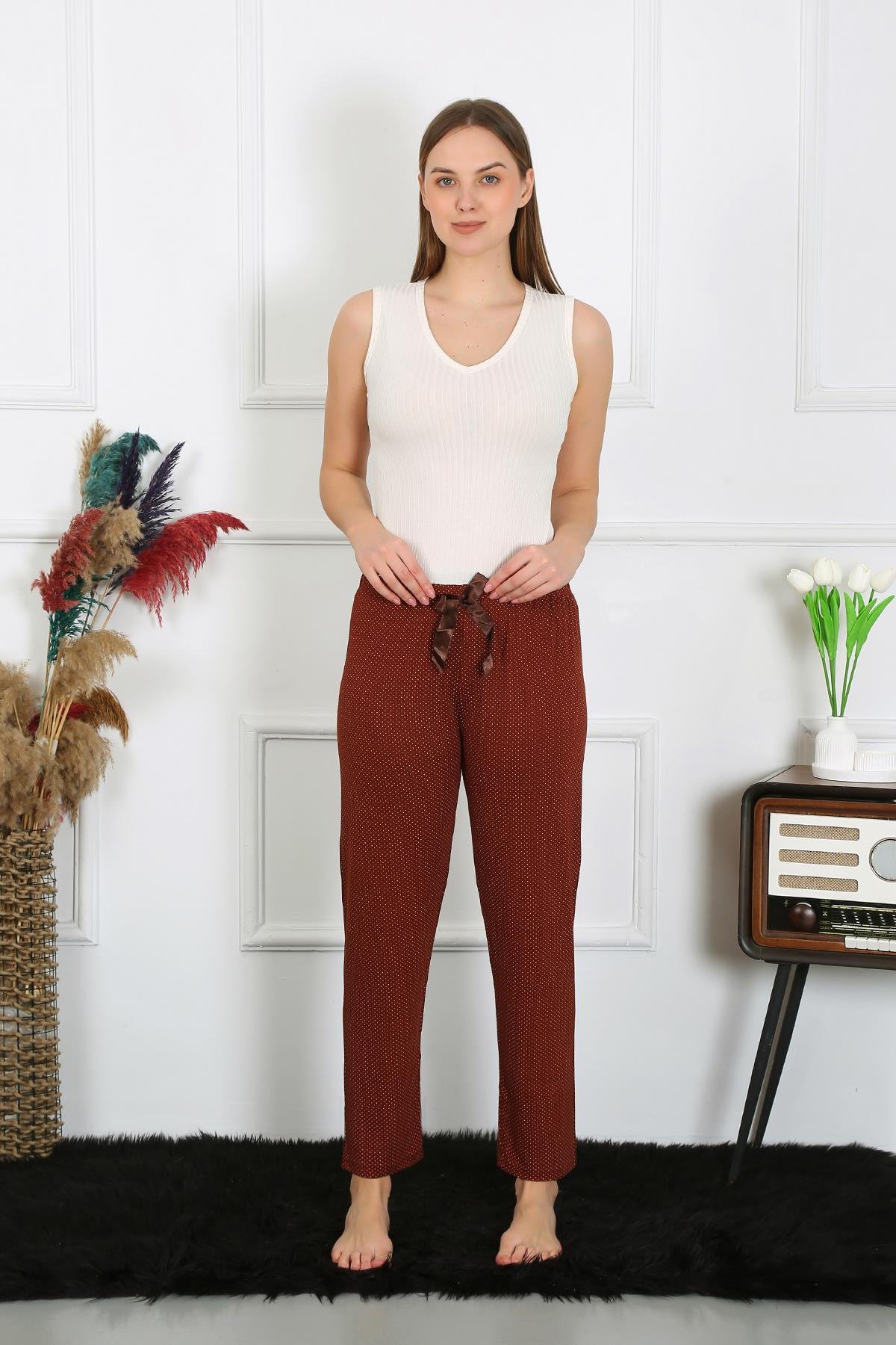 Akbeniz Kadın Pamuklu Tek Alt Pijama 27517