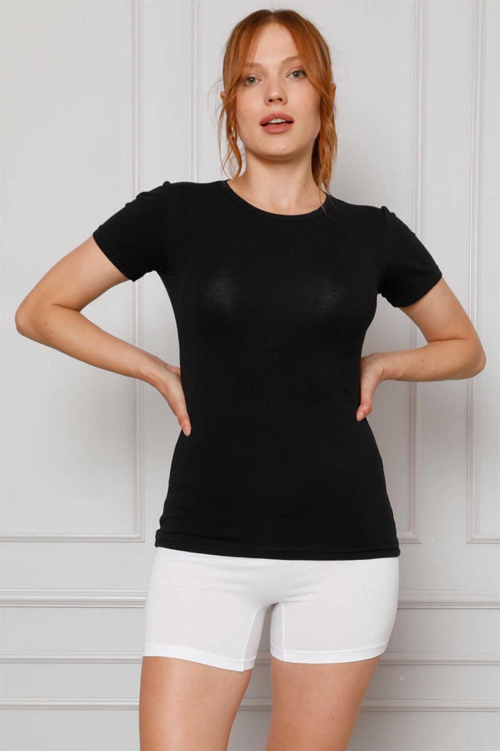 Akbeniz Kadın Penye Boxer 5871