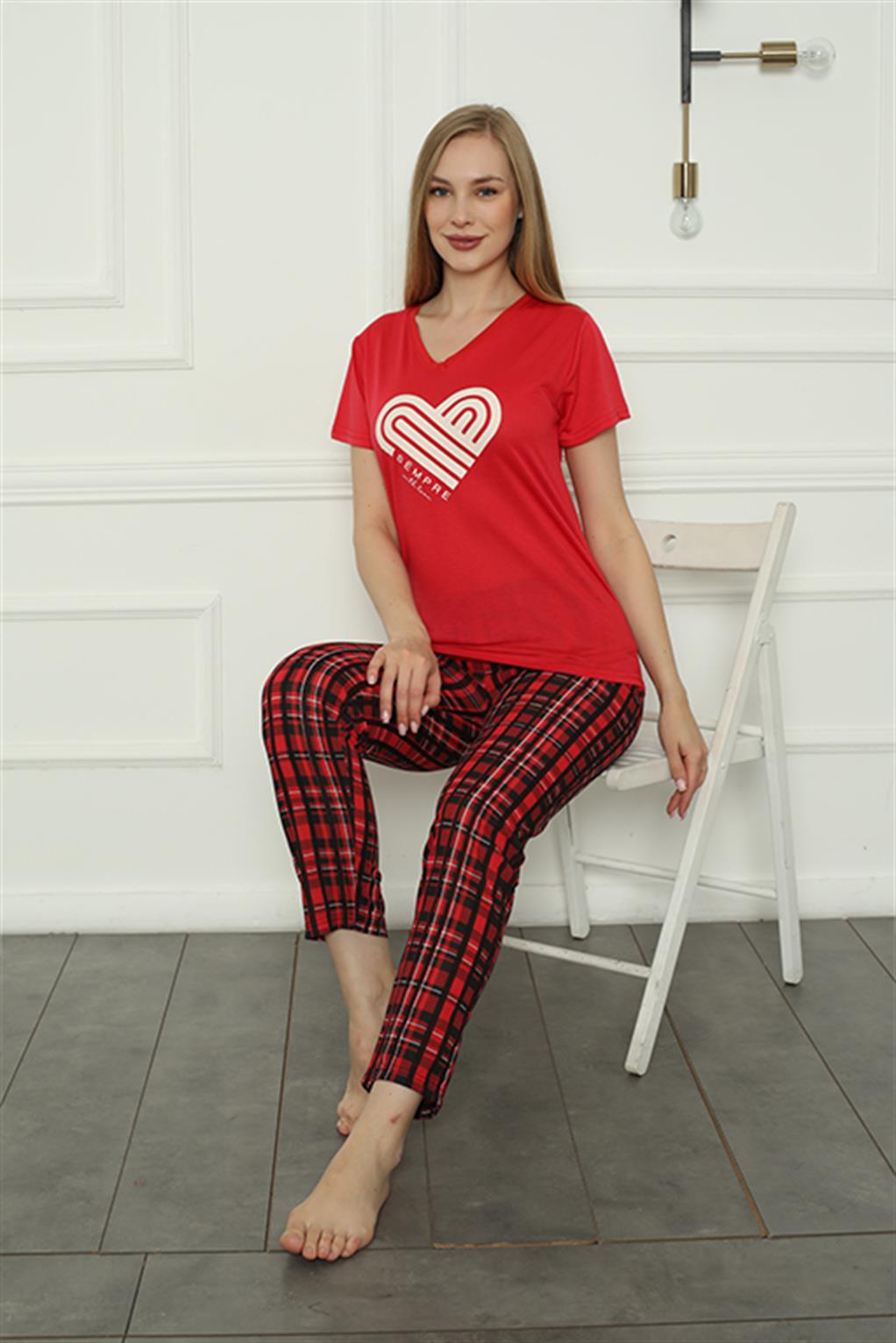 Akbeniz Kadın Penye Pijama Takım 4161