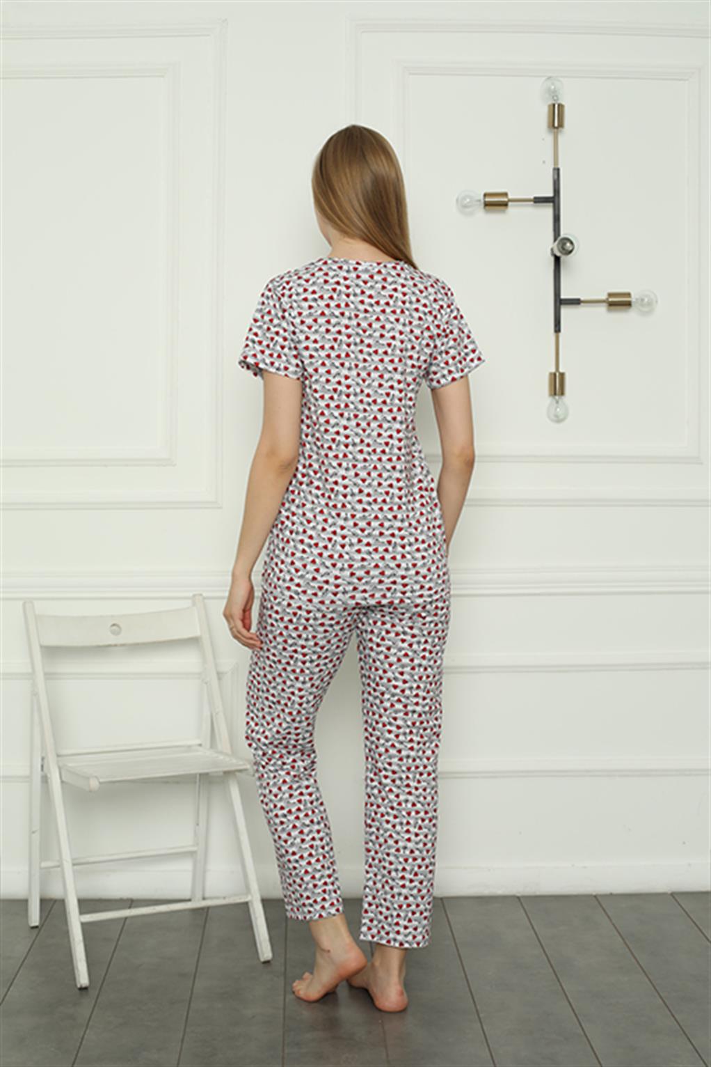 Akbeniz Kadın Penye Pijama Takım 4166