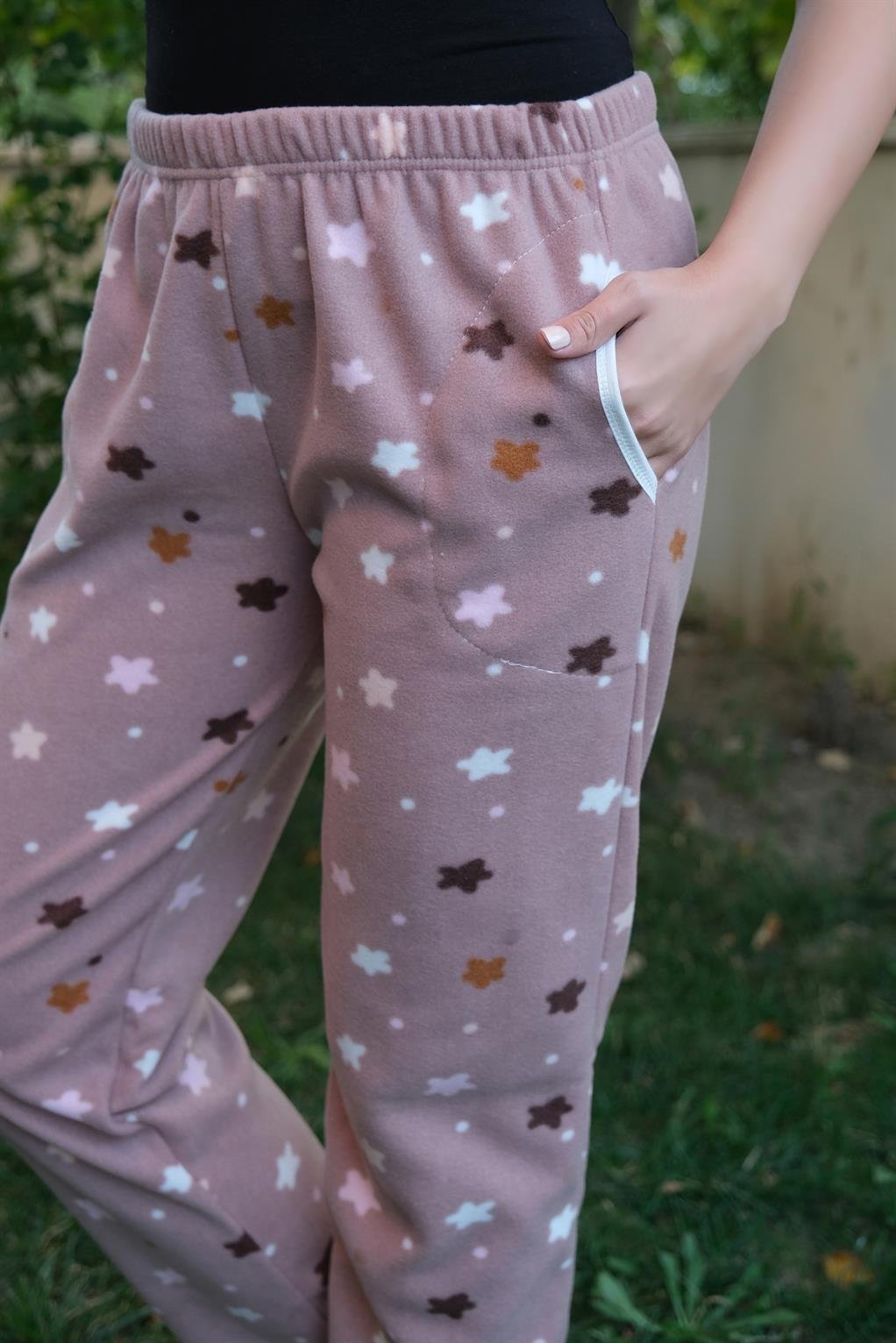Akbeniz Kadın Welsoft Polar Tek Alt Pijama 210056