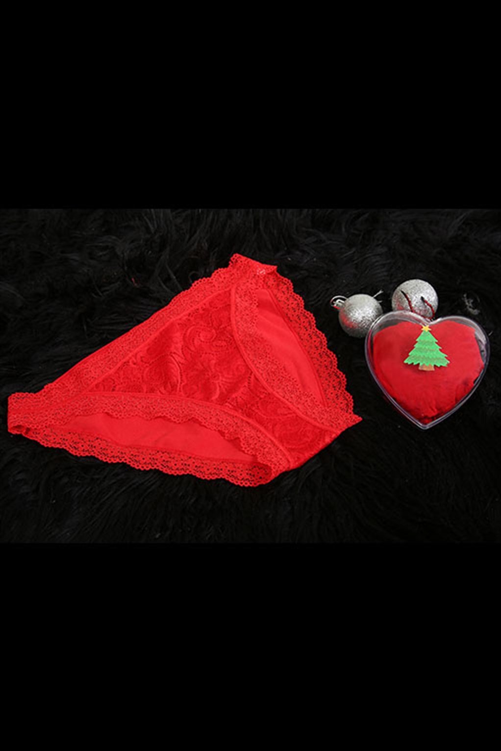 Akbeniz Kadın Yılbaşı Kırmızı Slip