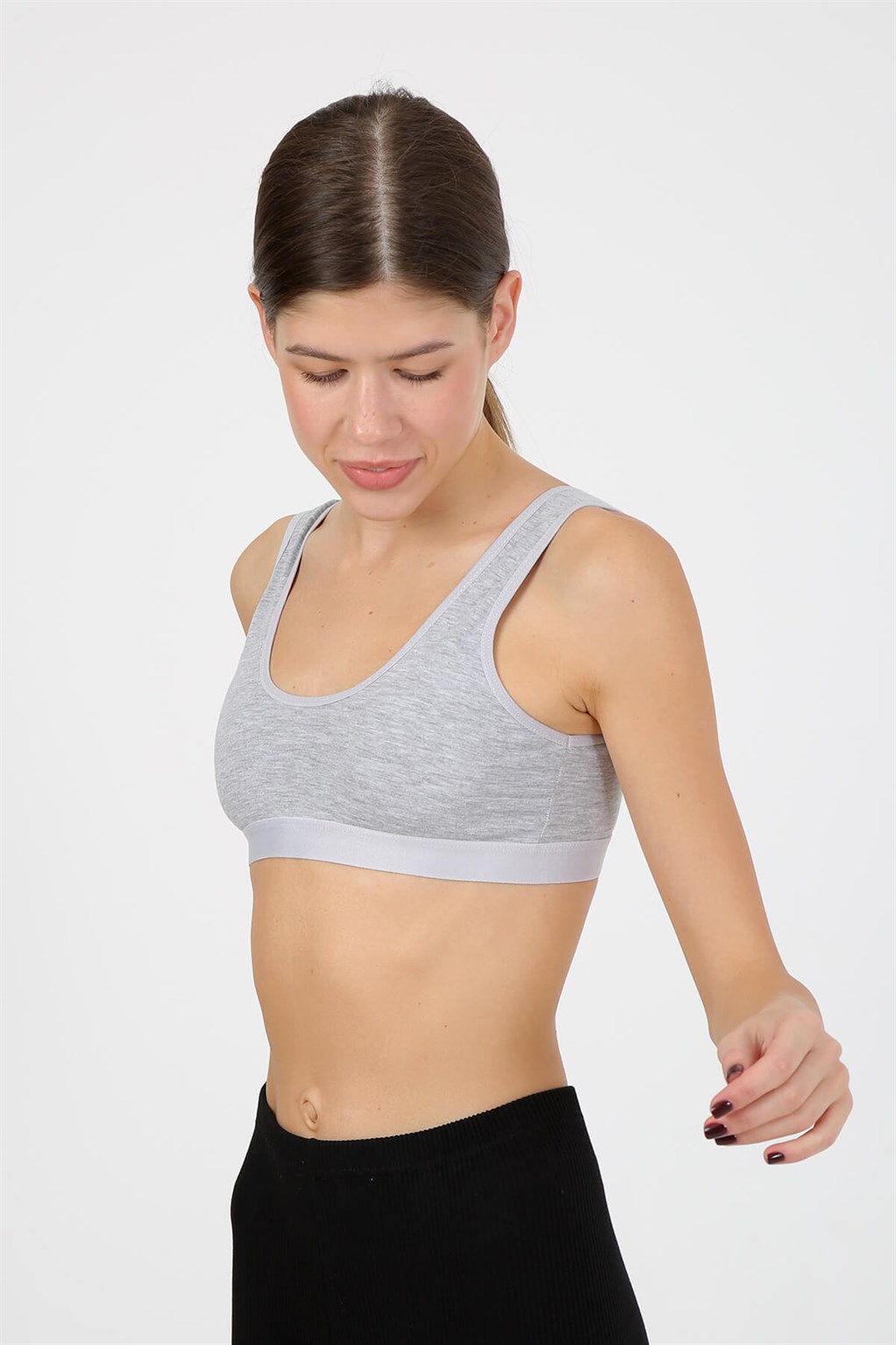 Akbeniz Kalın Askılı Pedli Büstiyer 2153