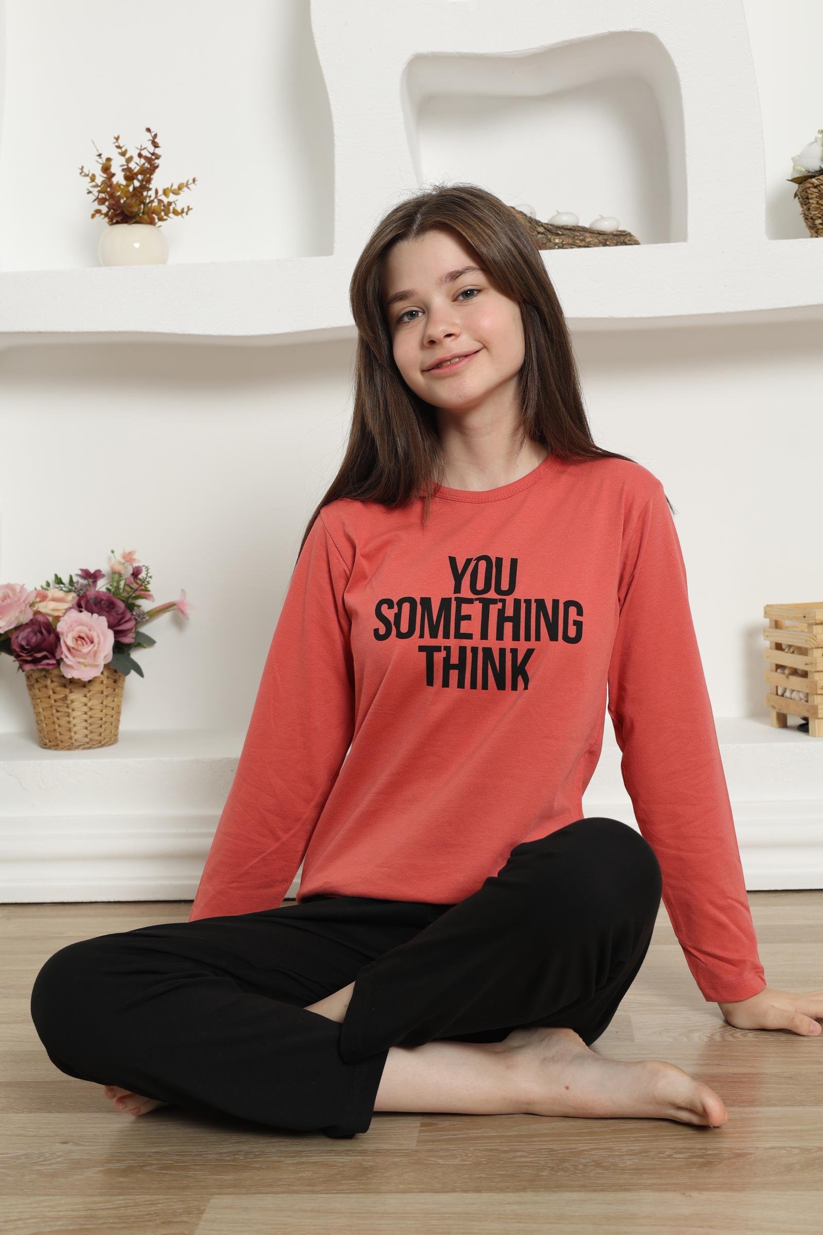 Akbeniz Kız Çocuk Penye Pijama Takım 20423