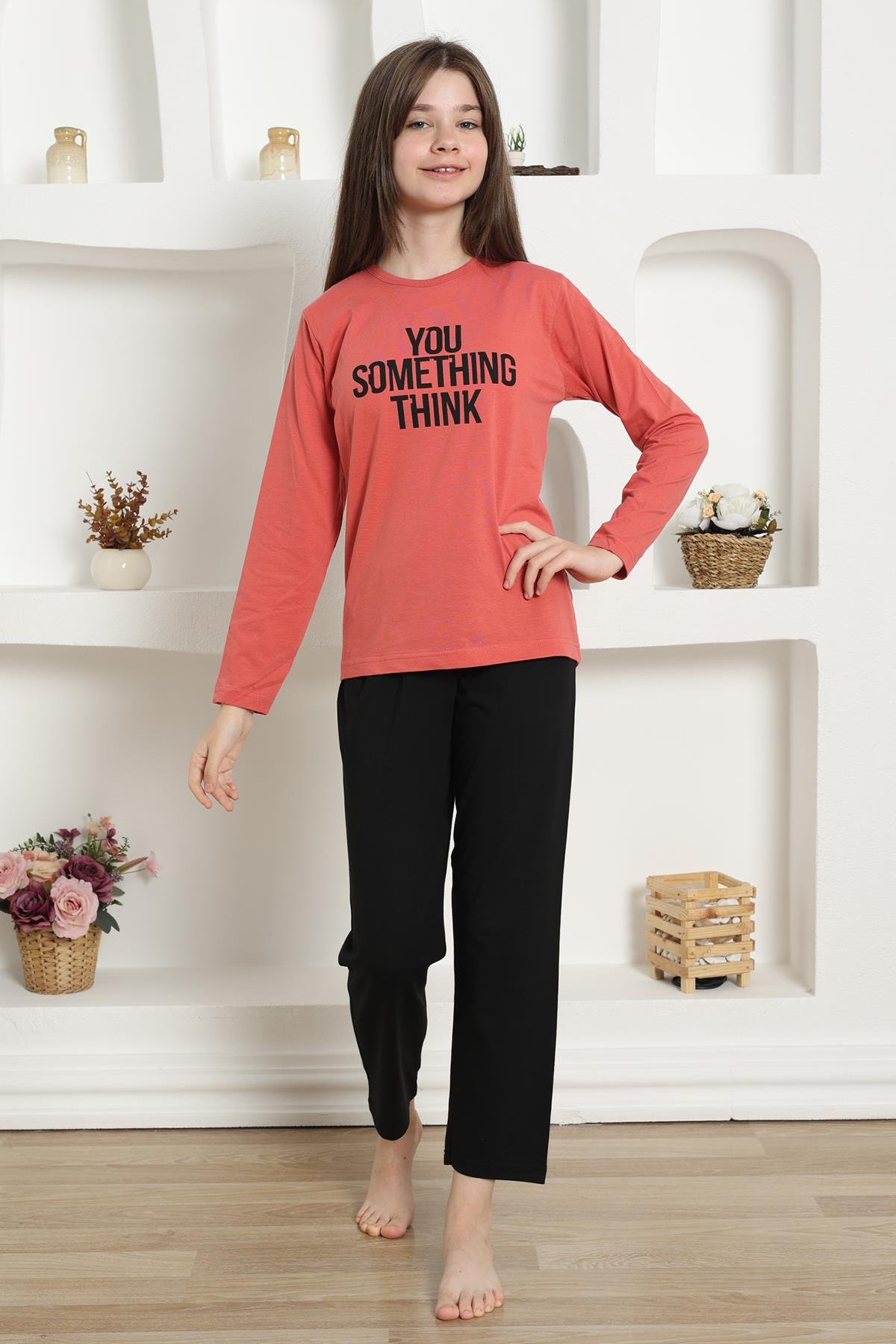 Akbeniz Kız Çocuk Penye Pijama Takım 20423